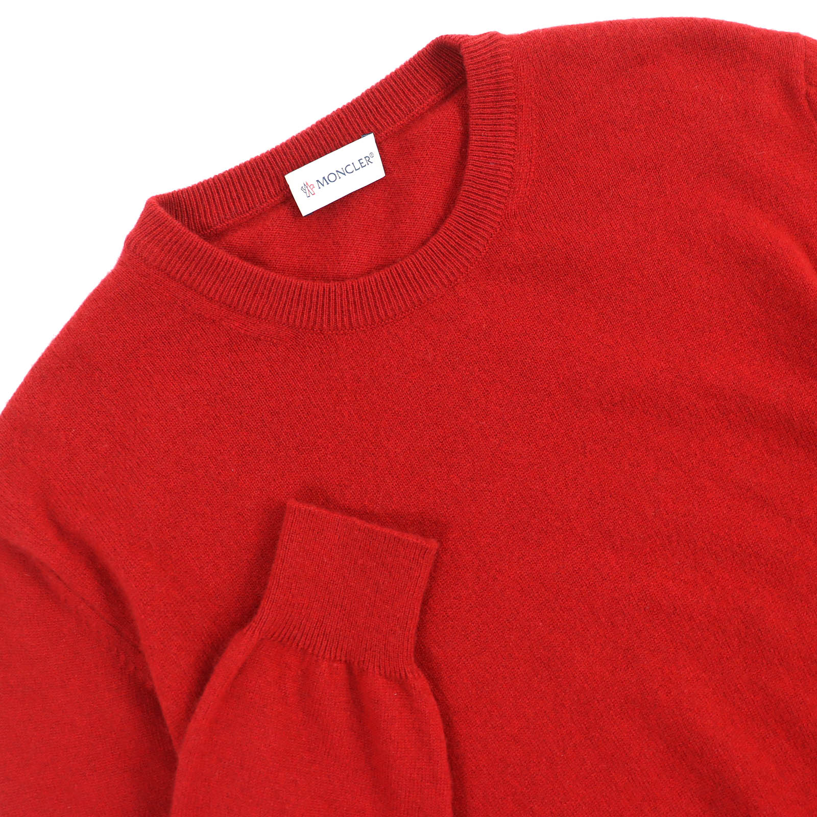 Moncler Cashmere Knit Sweater Red L