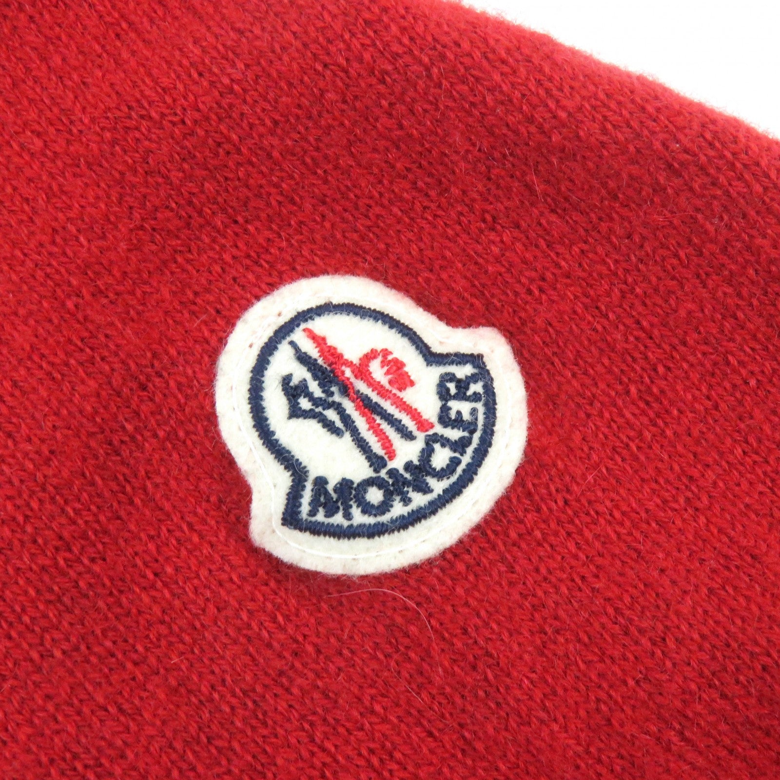 Moncler Cashmere Knit Sweater Red L