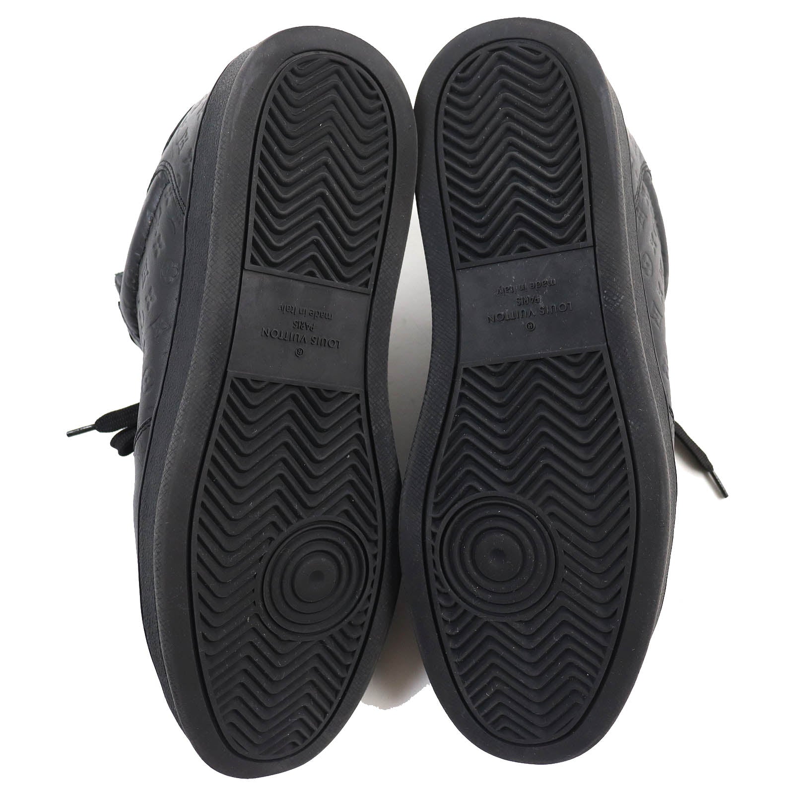 Louis Vuitton Rivoli Monogram Sneakers Black 7.5