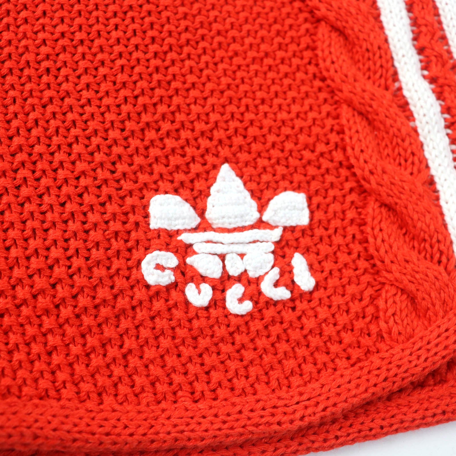 Gucci adidas Trefoil Knit Shorts Orange M