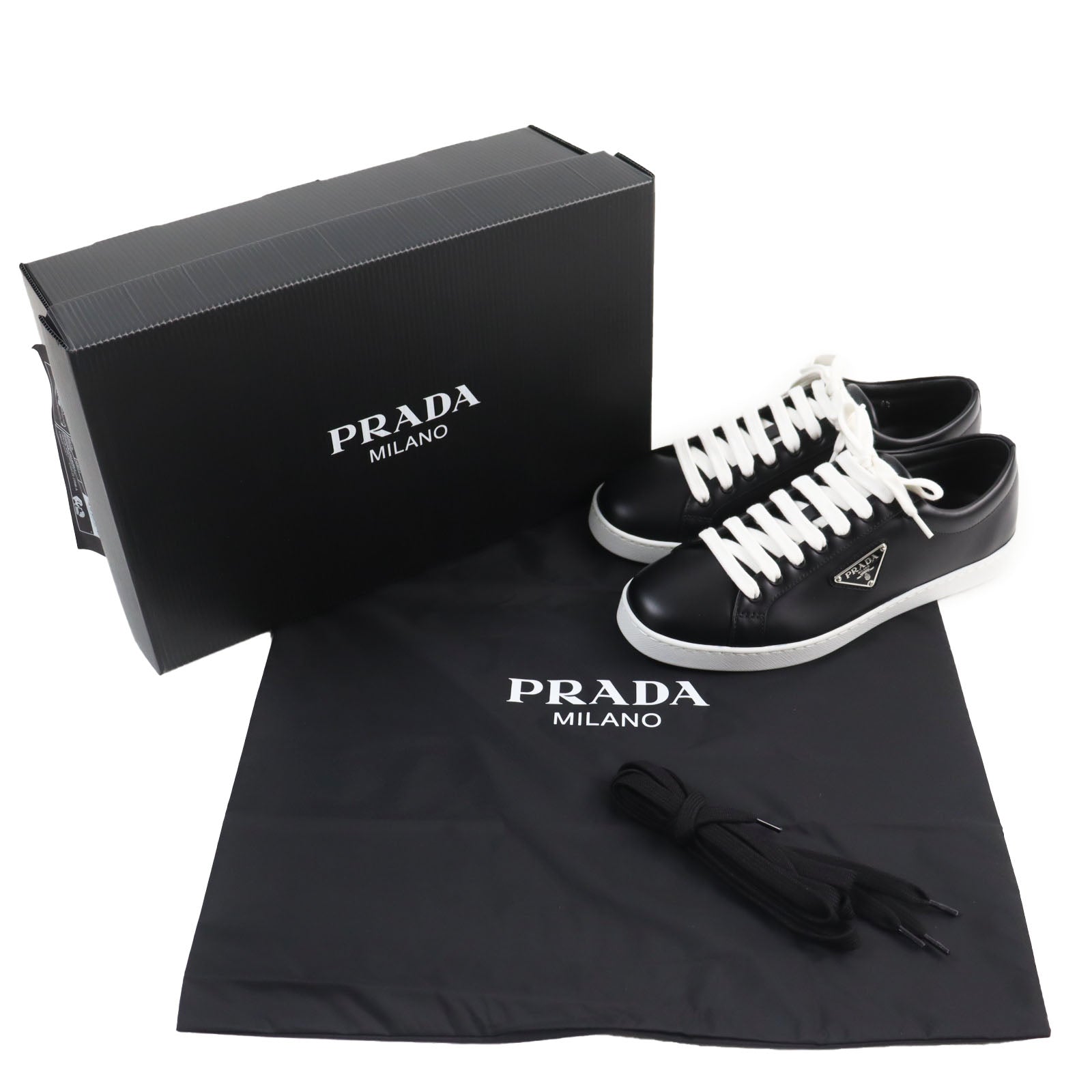 Prada Leather Sneakers 6.5 Italy