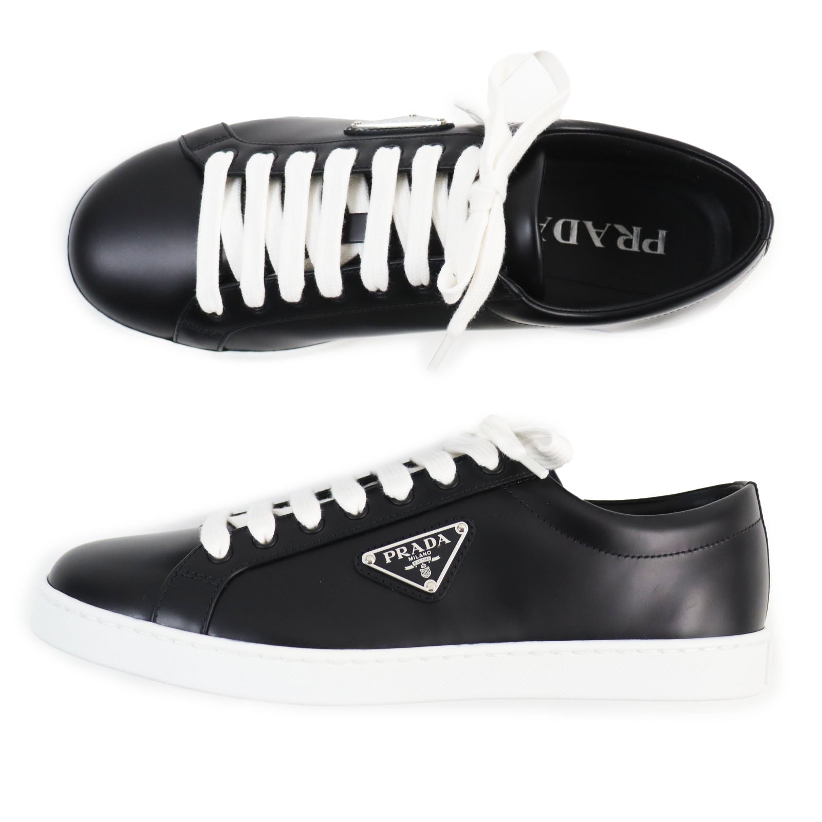 Prada Leather Sneakers 6.5 Italy