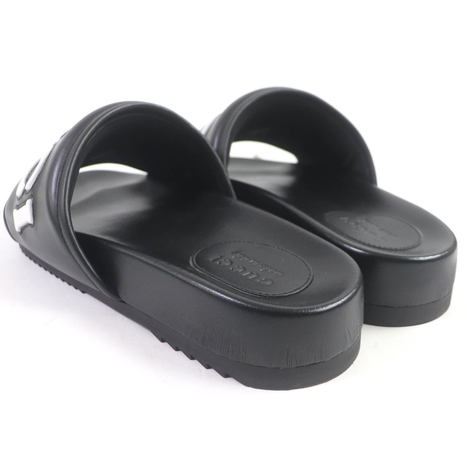 GUCCI Logo Slide Shower Sandals Black