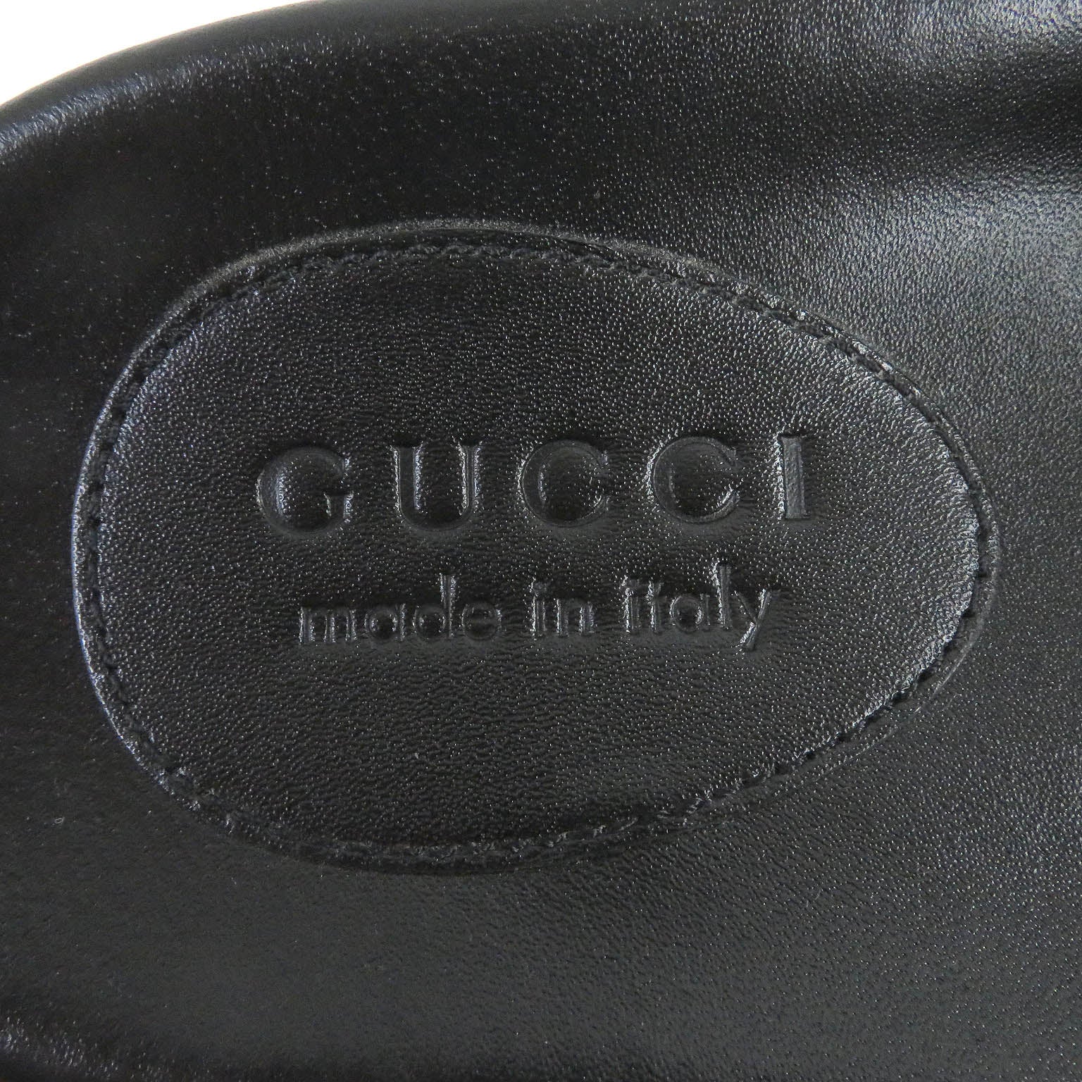 GUCCI Logo Slide Shower Sandals Black