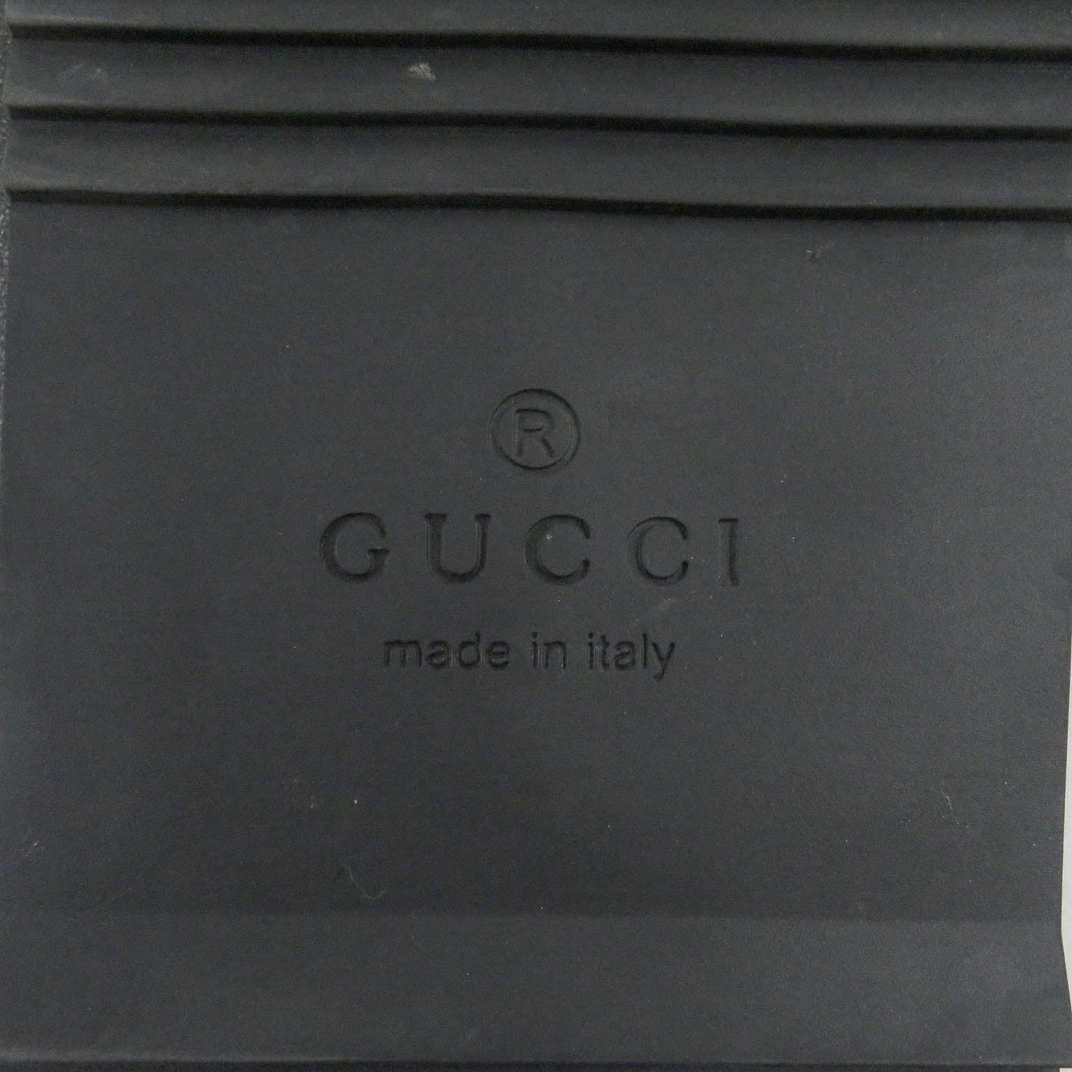 GUCCI Logo Slide Shower Sandals Black