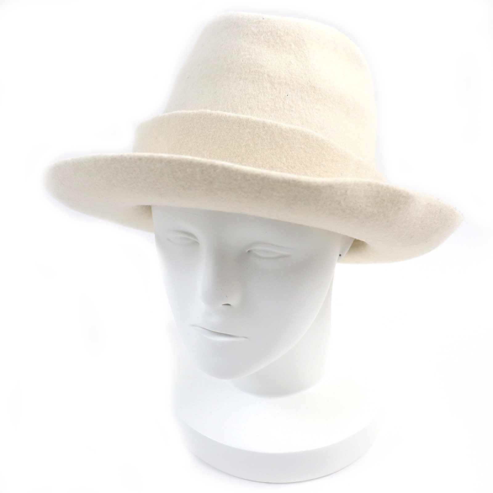 COMME des GARCONS SCHA Wool Hat Ivory M