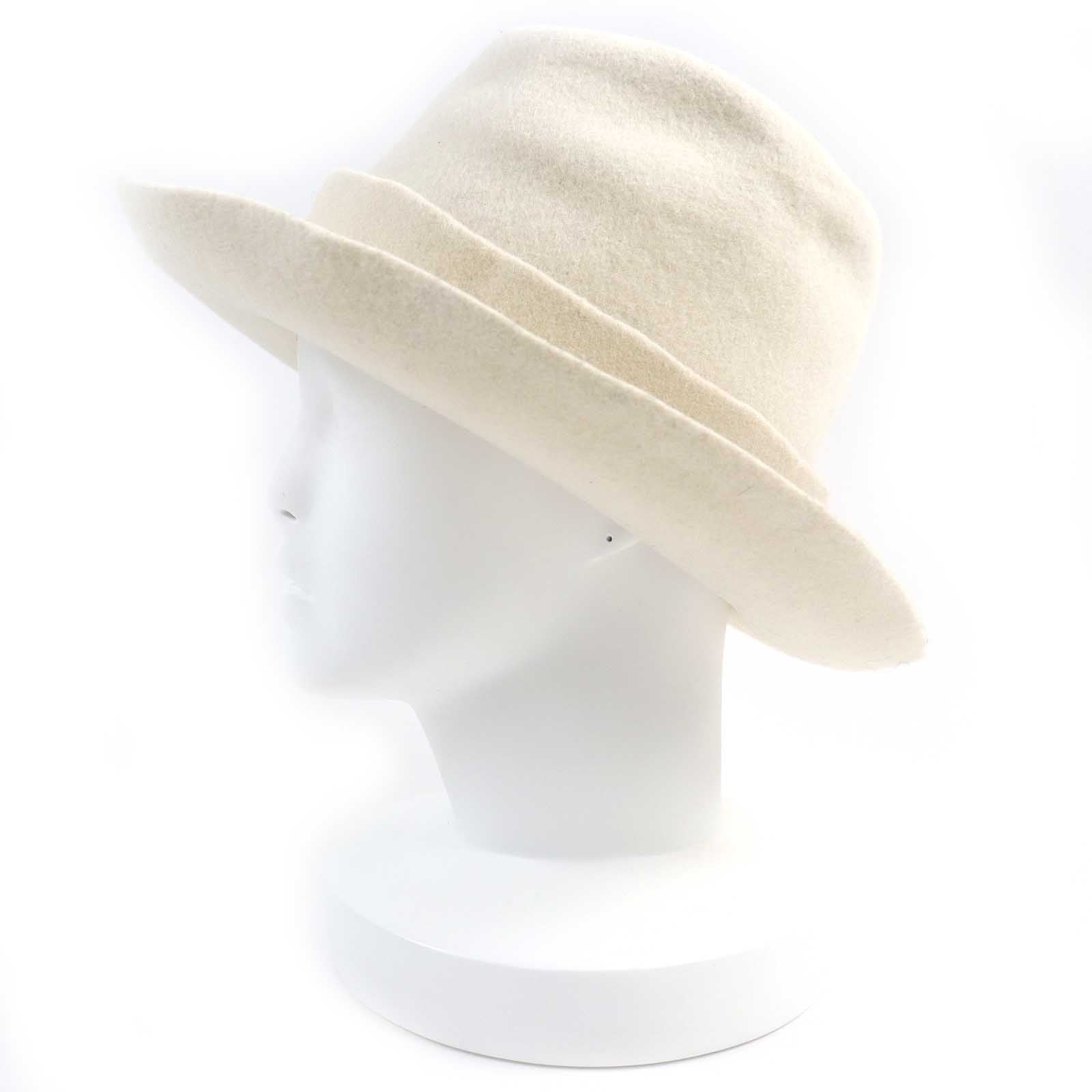 COMME des GARCONS SCHA Wool Hat Ivory M