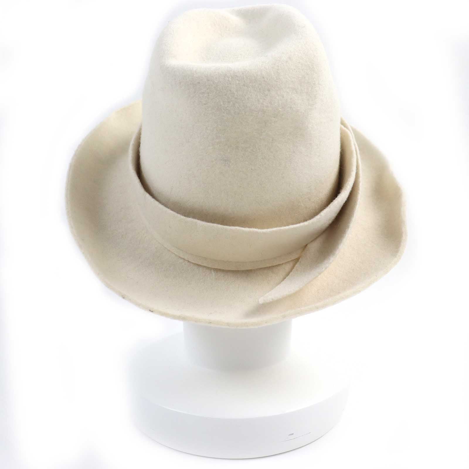 COMME des GARCONS SCHA Wool Hat Ivory M