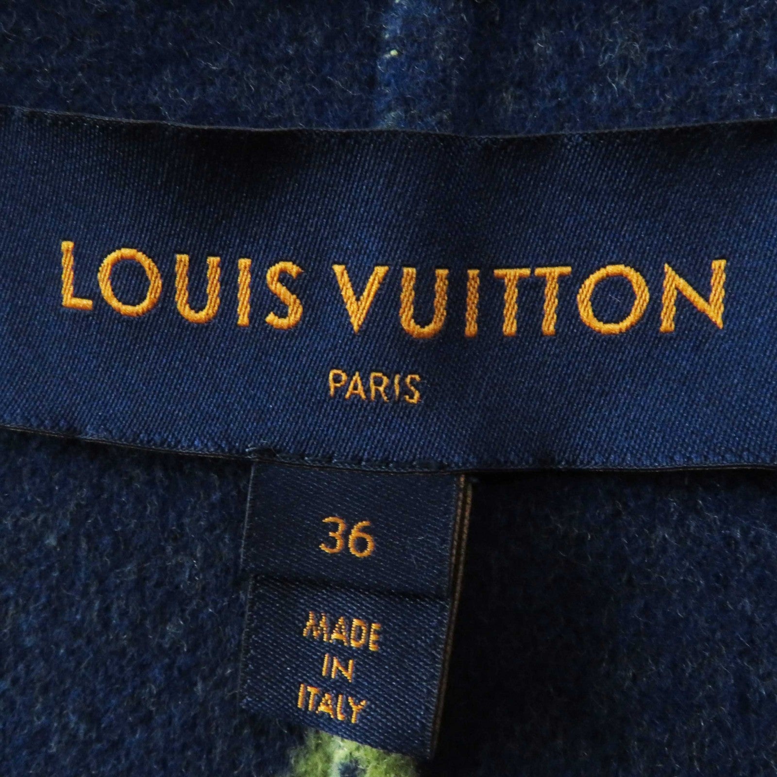 Louis Vuitton Giant Monogram Wool Silk Lamb Leather Coat