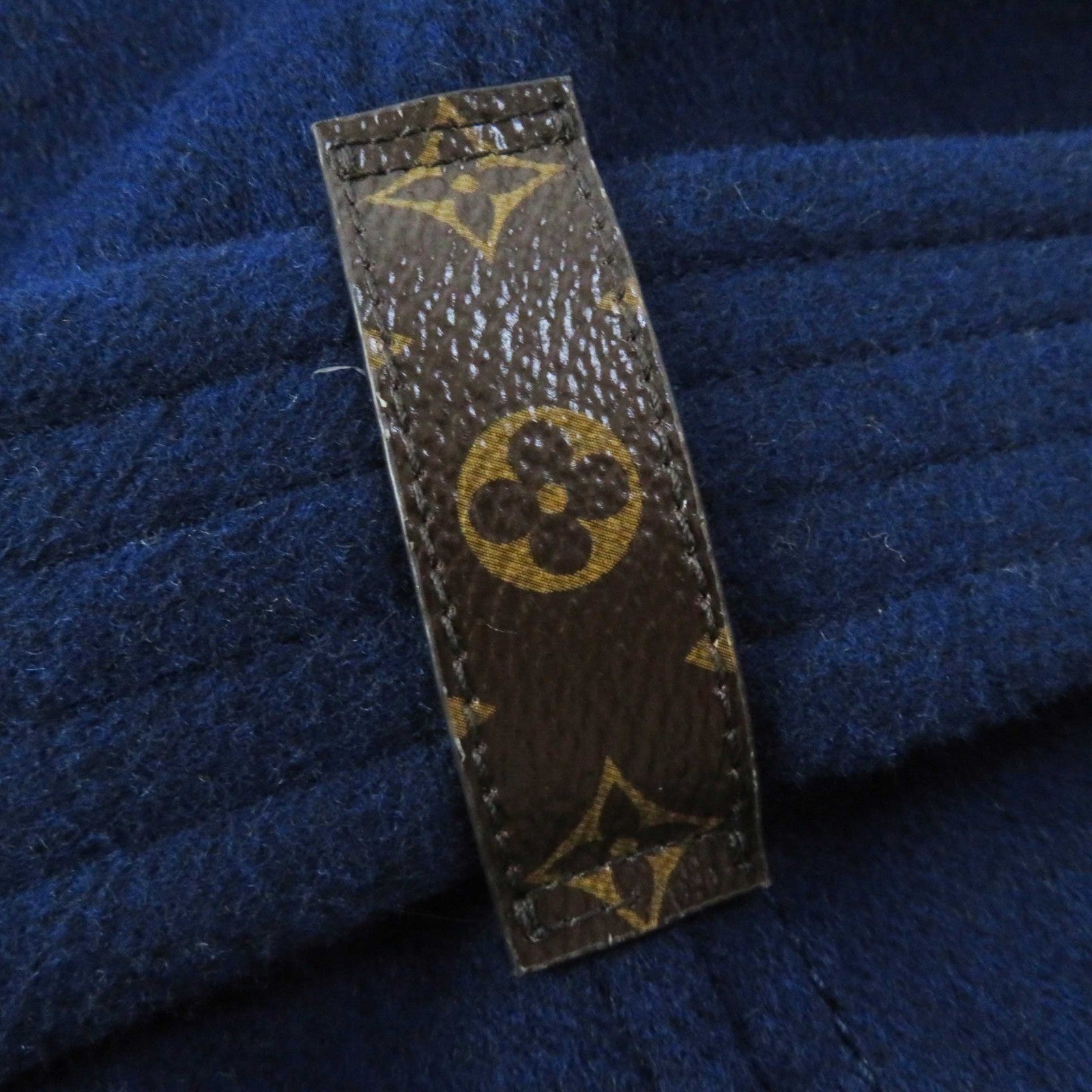 Louis Vuitton Giant Monogram Wool Silk Lamb Leather Coat