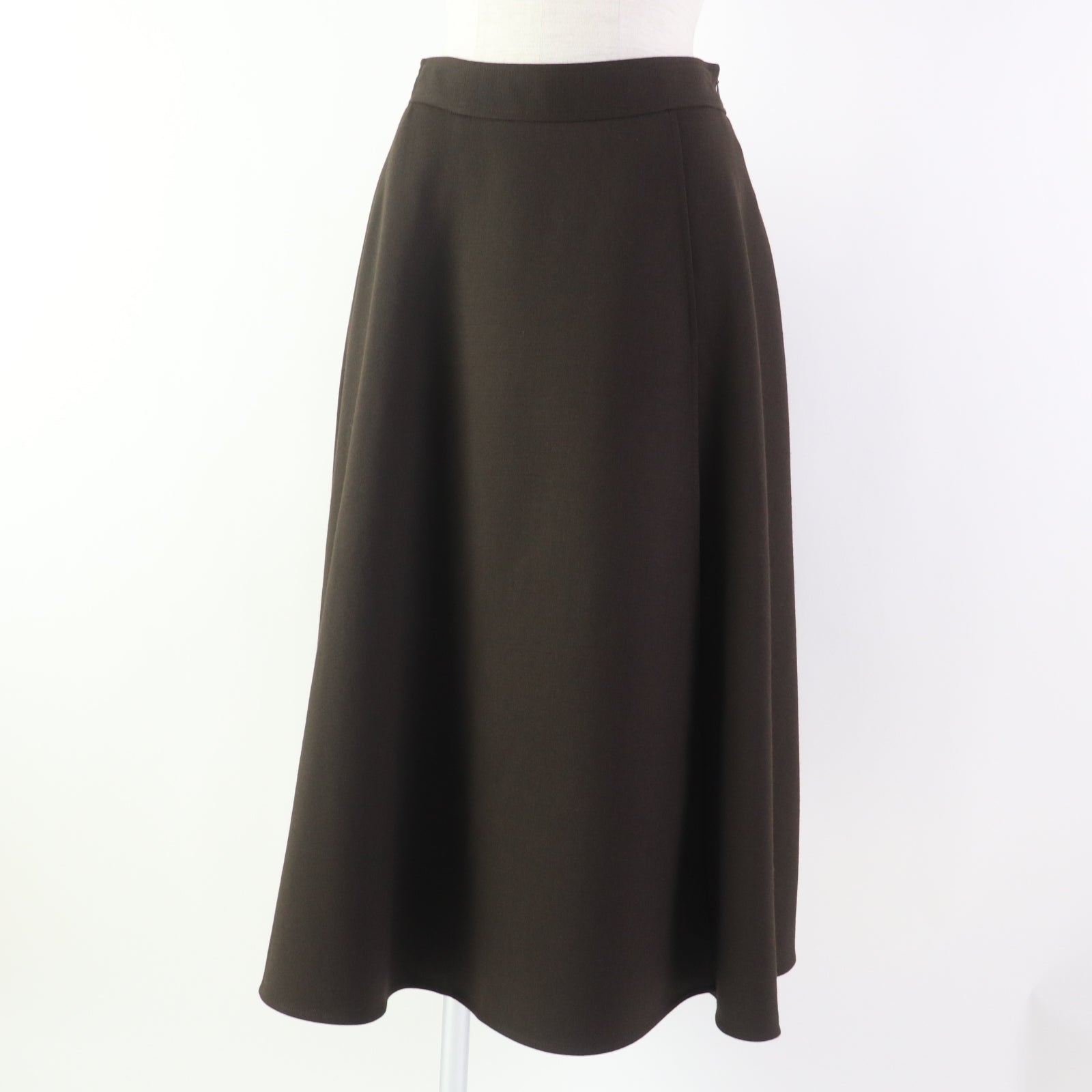 FOXEY NEW YORK Flare Long Skirt Dark Brown