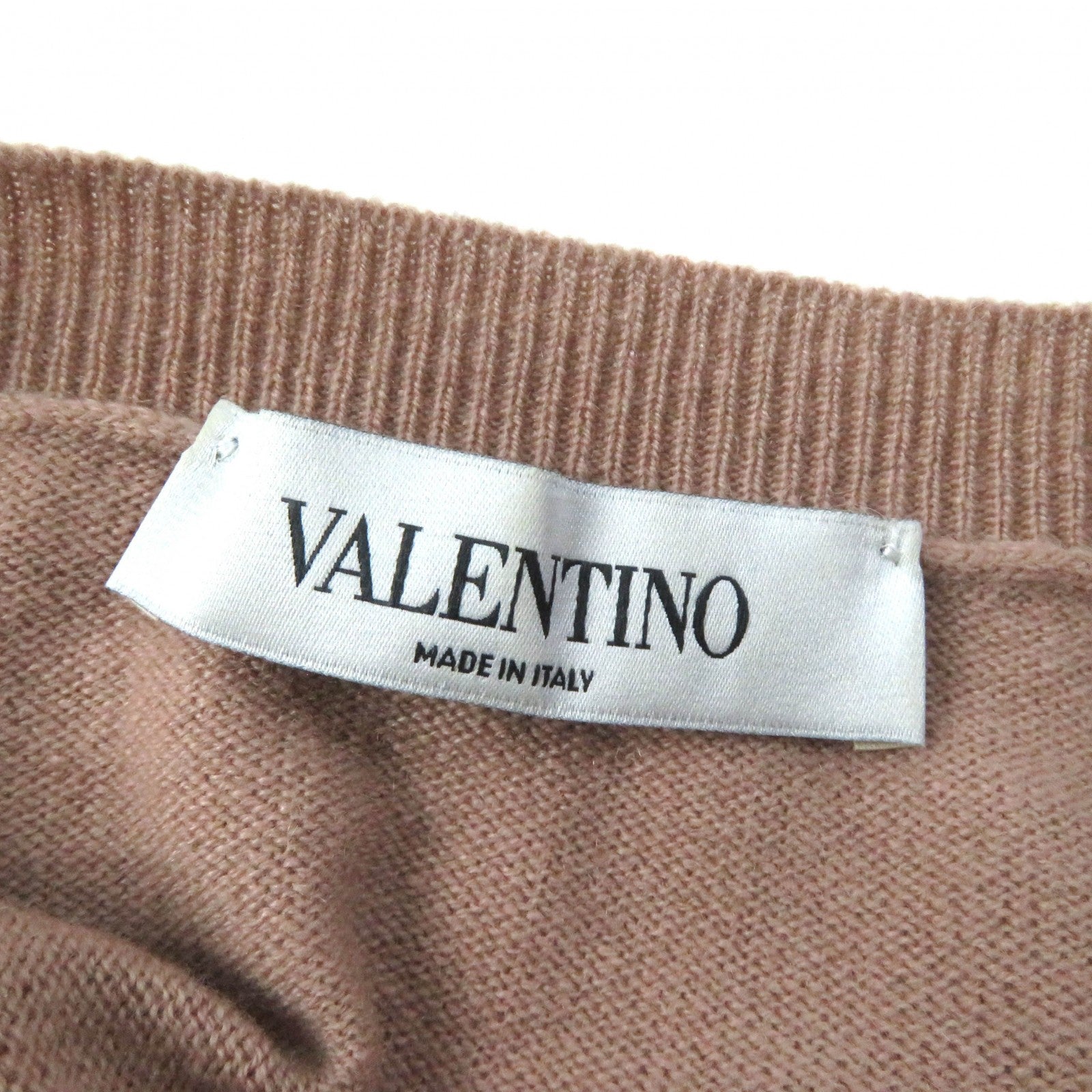 Valentino Cashmere French Sleeve Knit Top S