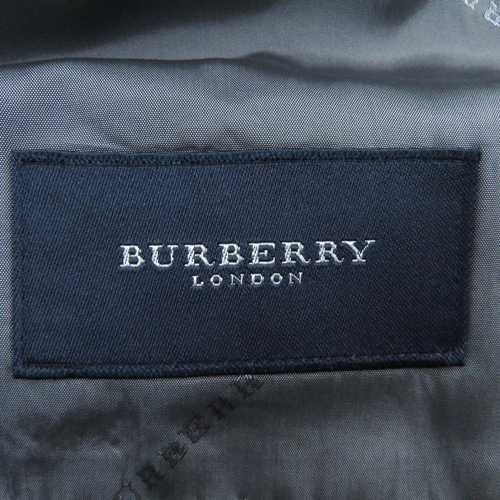 Burberry Wool Striped Suit Set Gray