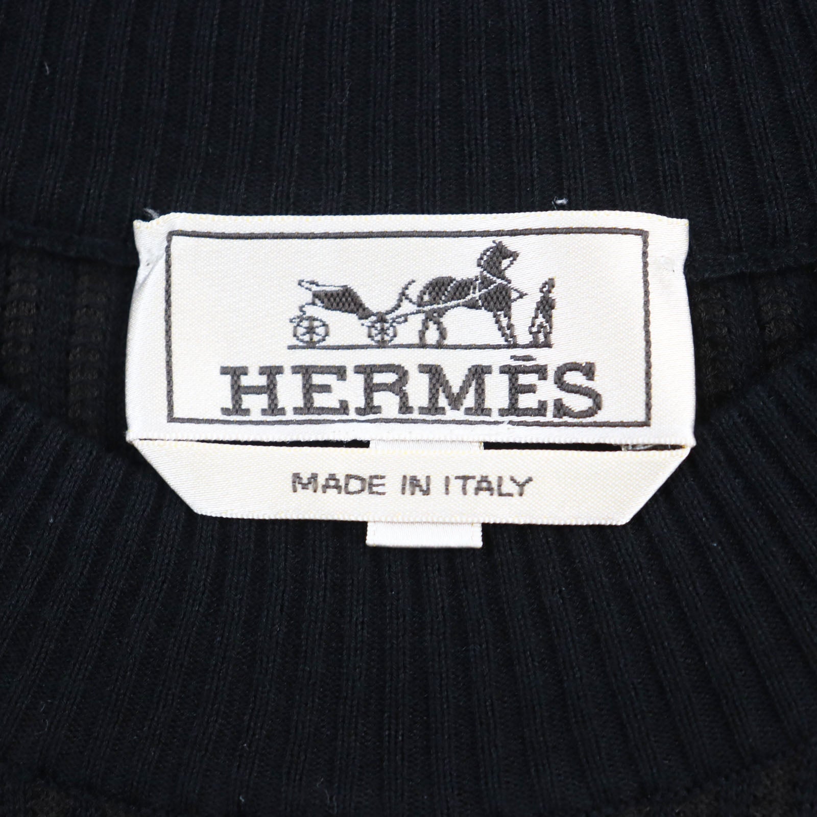 Hermes Cotton Stripe Crew Neck T-Shirt XS