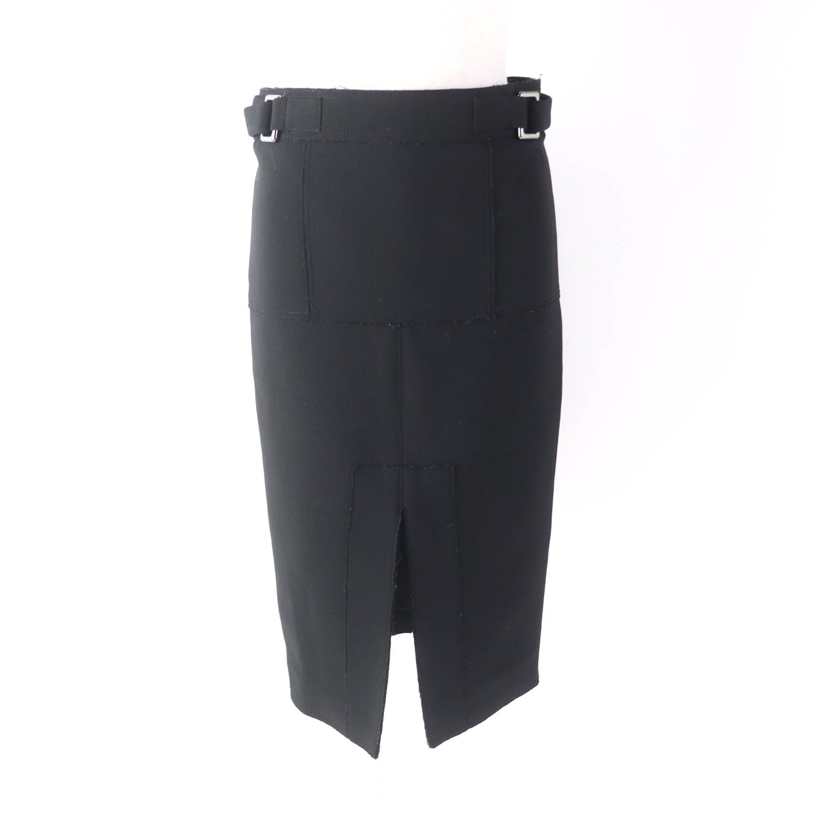 TOM FORD Wool Polyurethane Tight Skirt Black 36