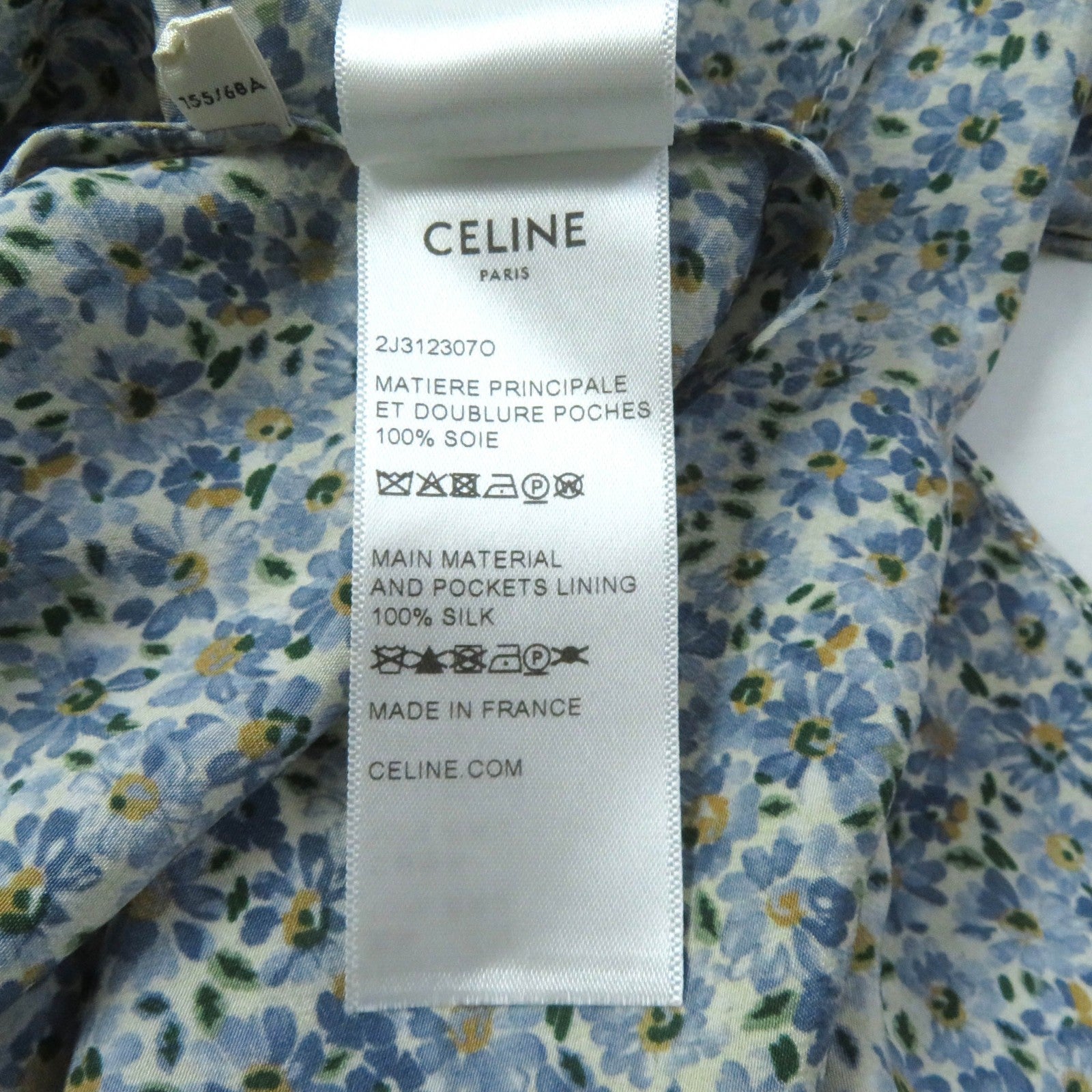 Celine Silk Floral Print Long Skirt Women