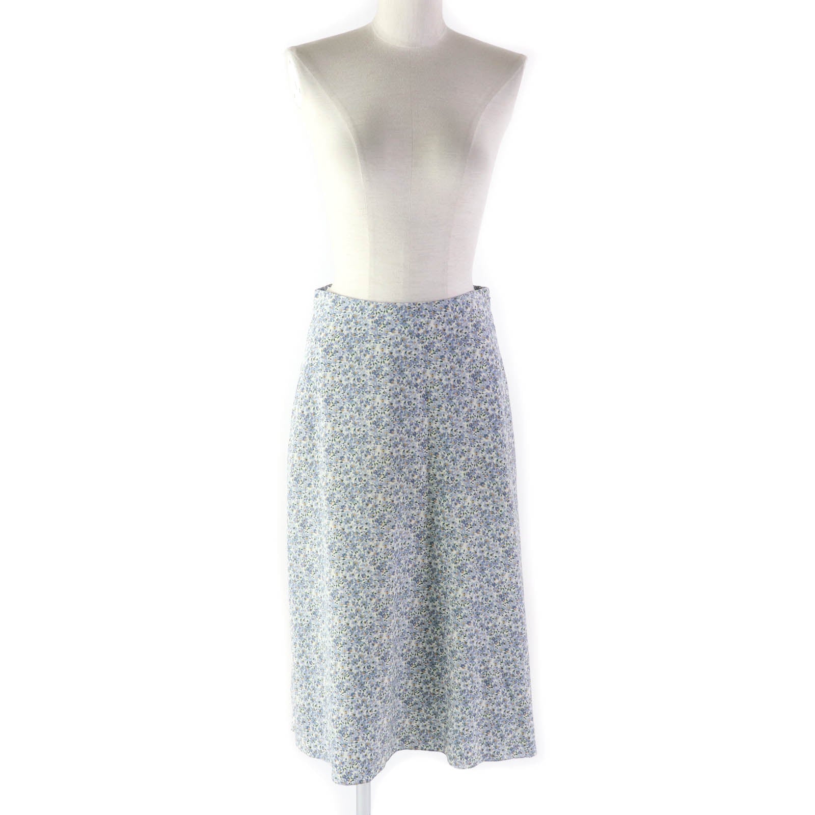 Celine Silk Floral Print Long Skirt Women