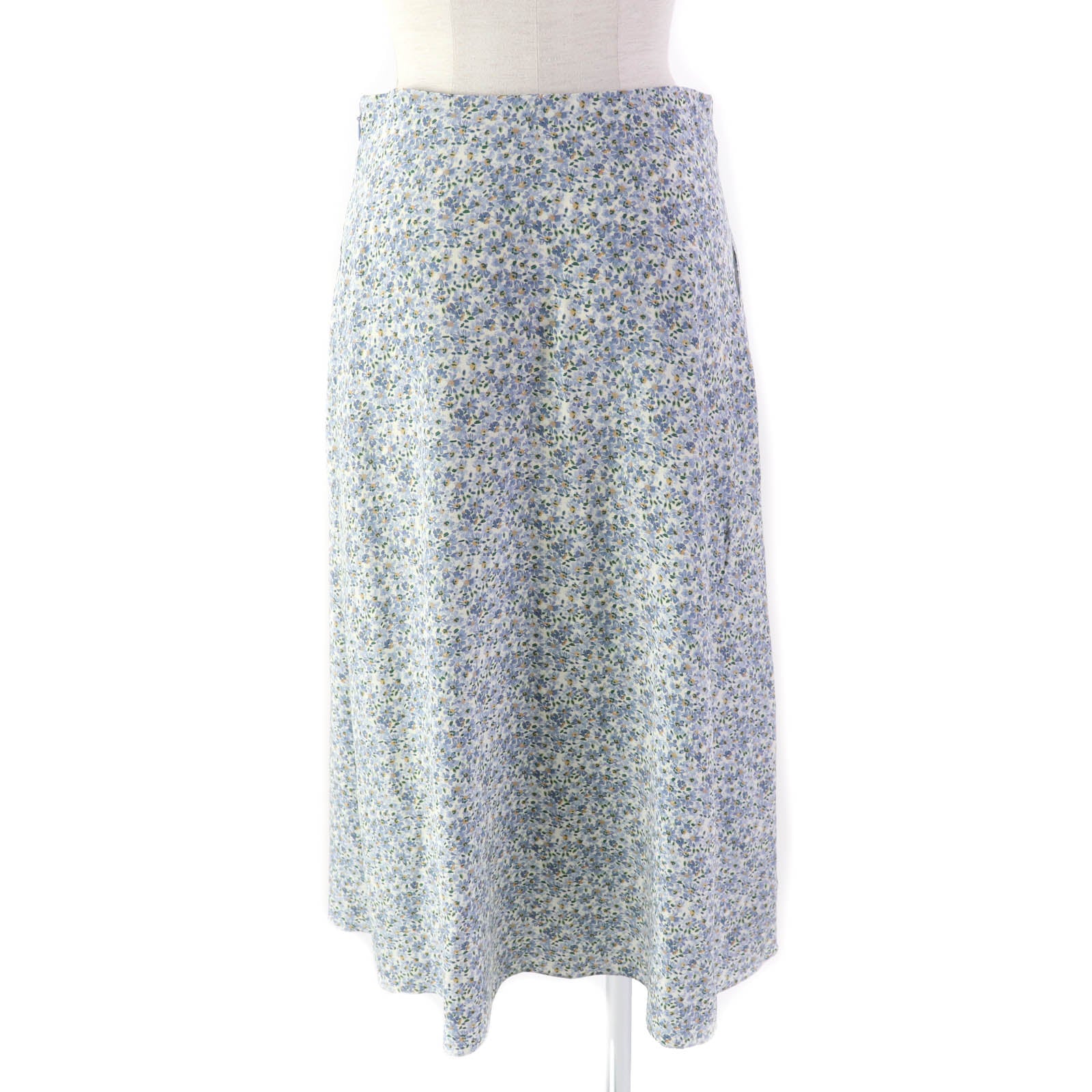 Celine Silk Floral Print Long Skirt Women