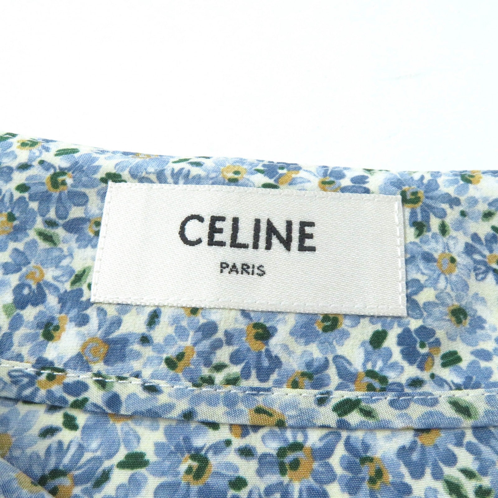 Celine Silk Floral Print Long Skirt Women