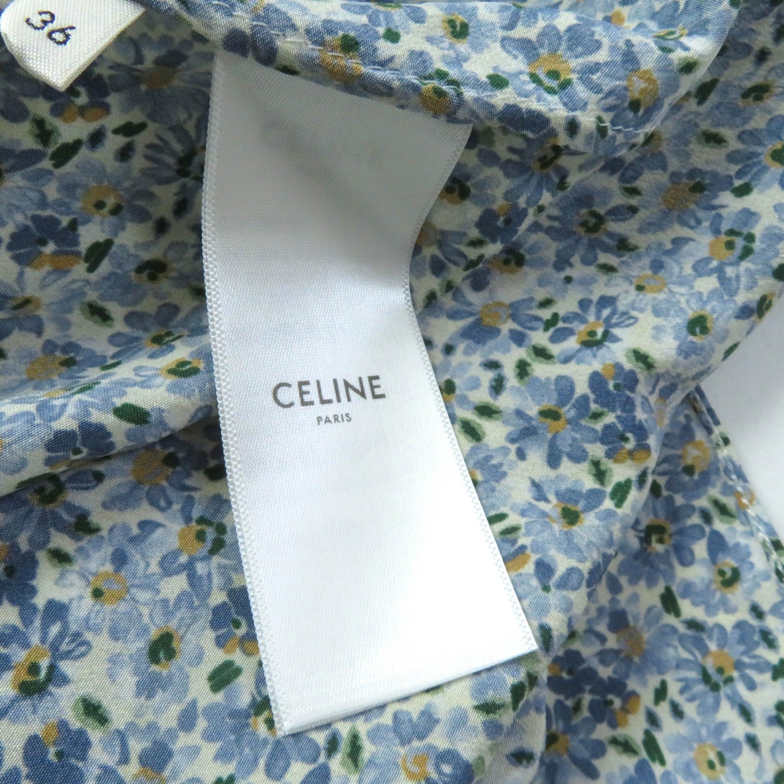 Celine Silk Floral Print Long Skirt Women