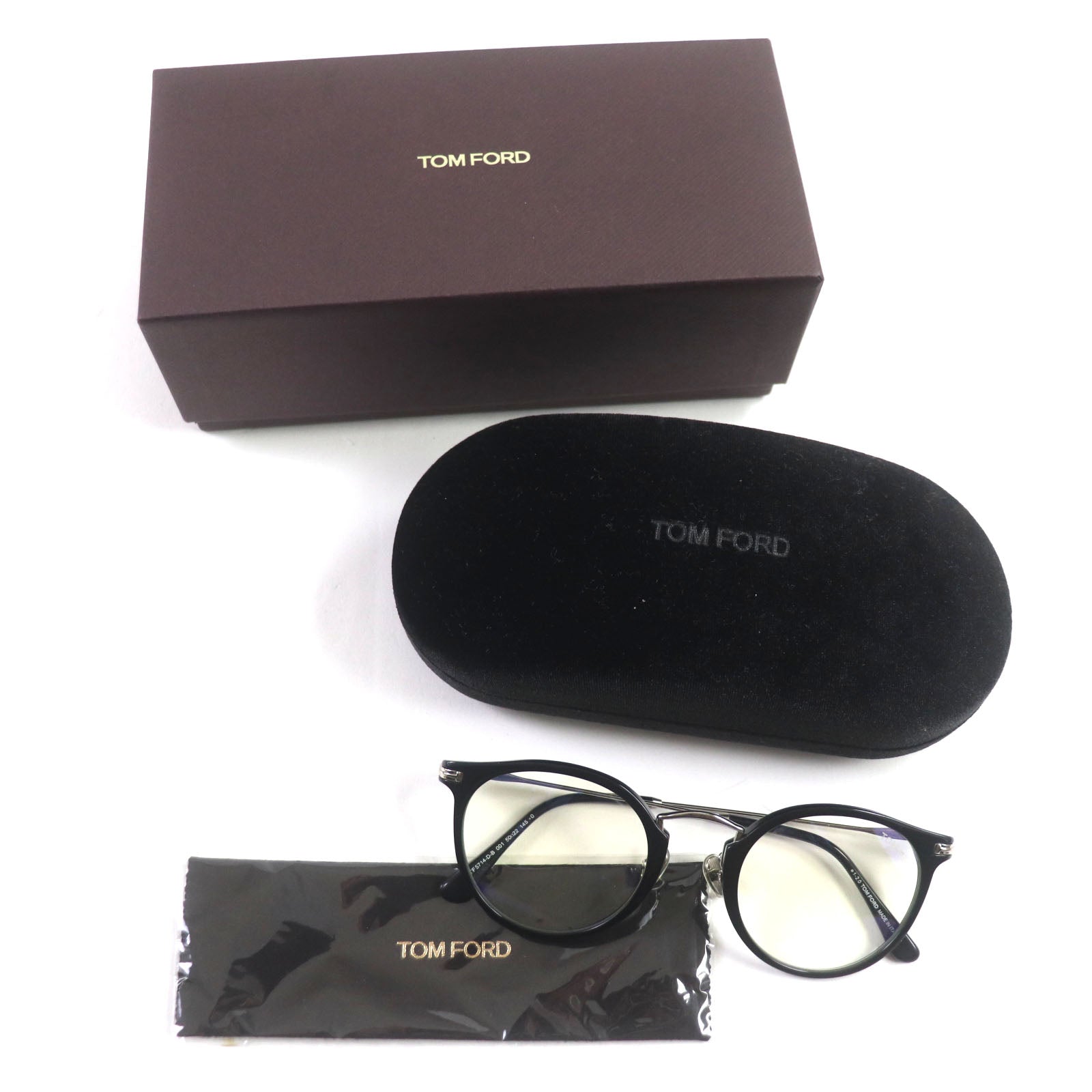 Tom Ford TF5714-D-B 001 Blue Light Cut Glasses