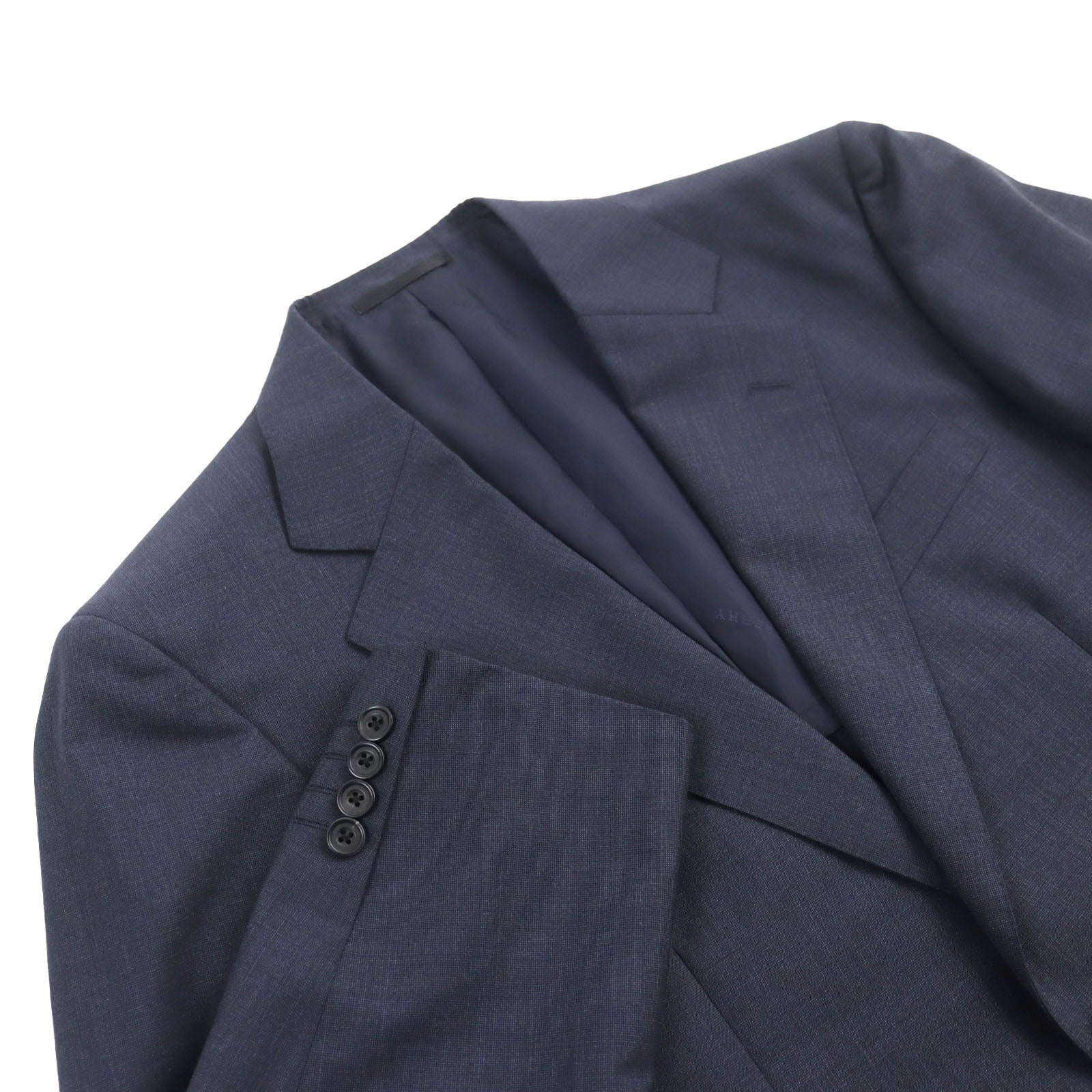 Burberry Wool Mohair Silk Suit Navy