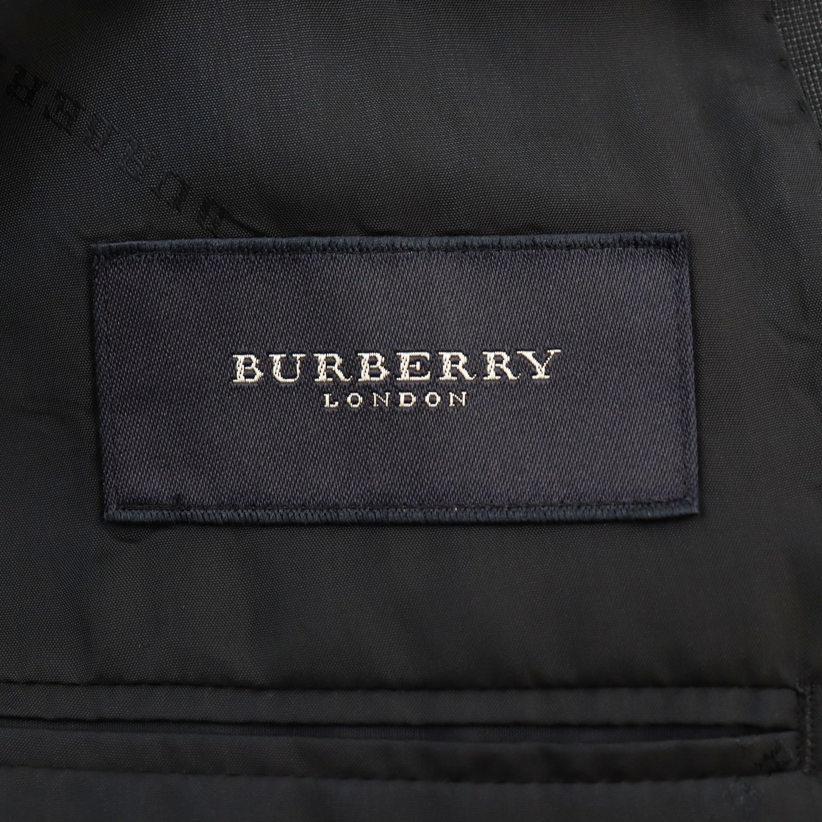 Burberry Wool Mohair Silk Suit Navy