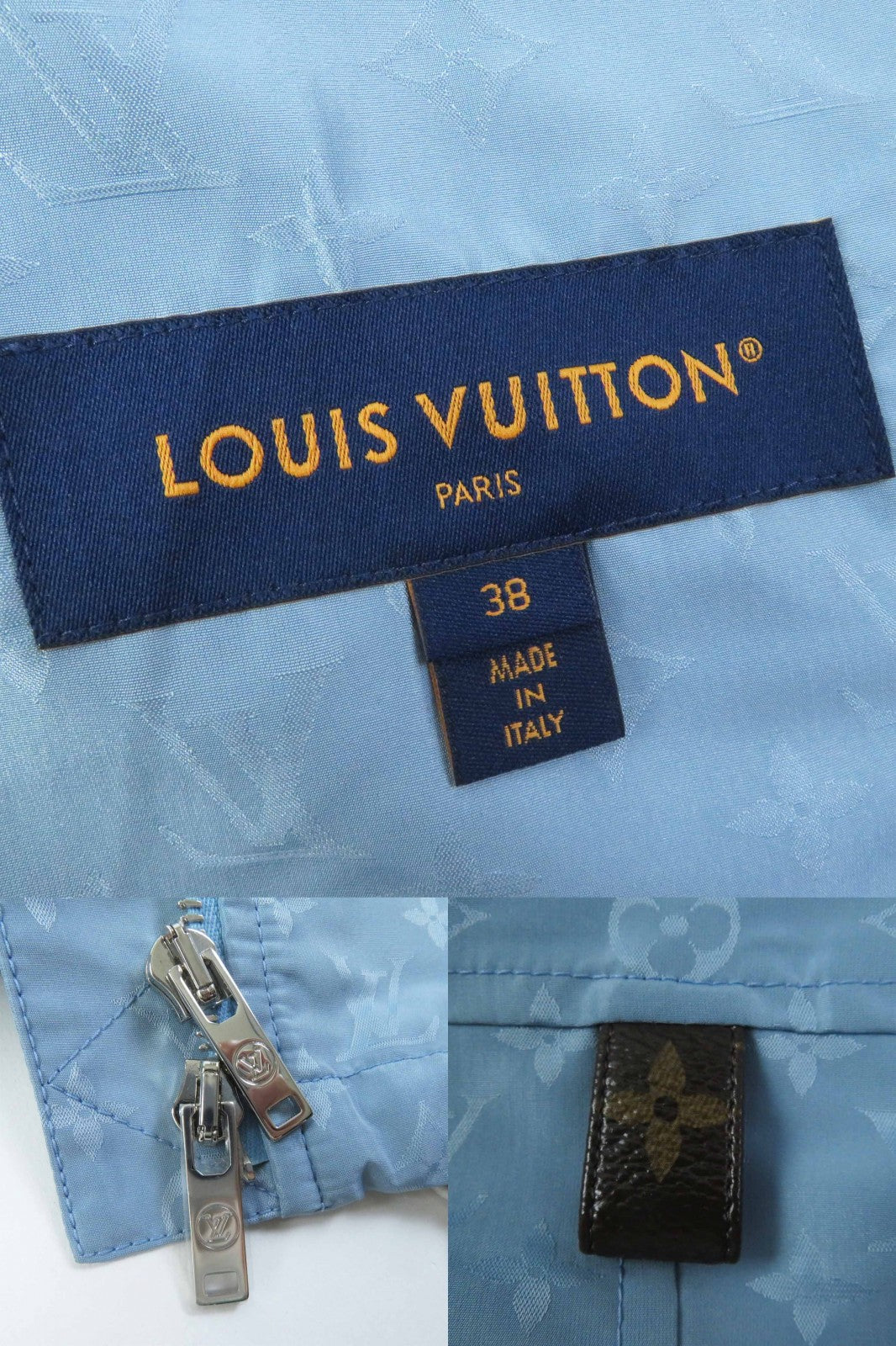 Louis Vuitton Monogram Parka Polyester Silk Blouson