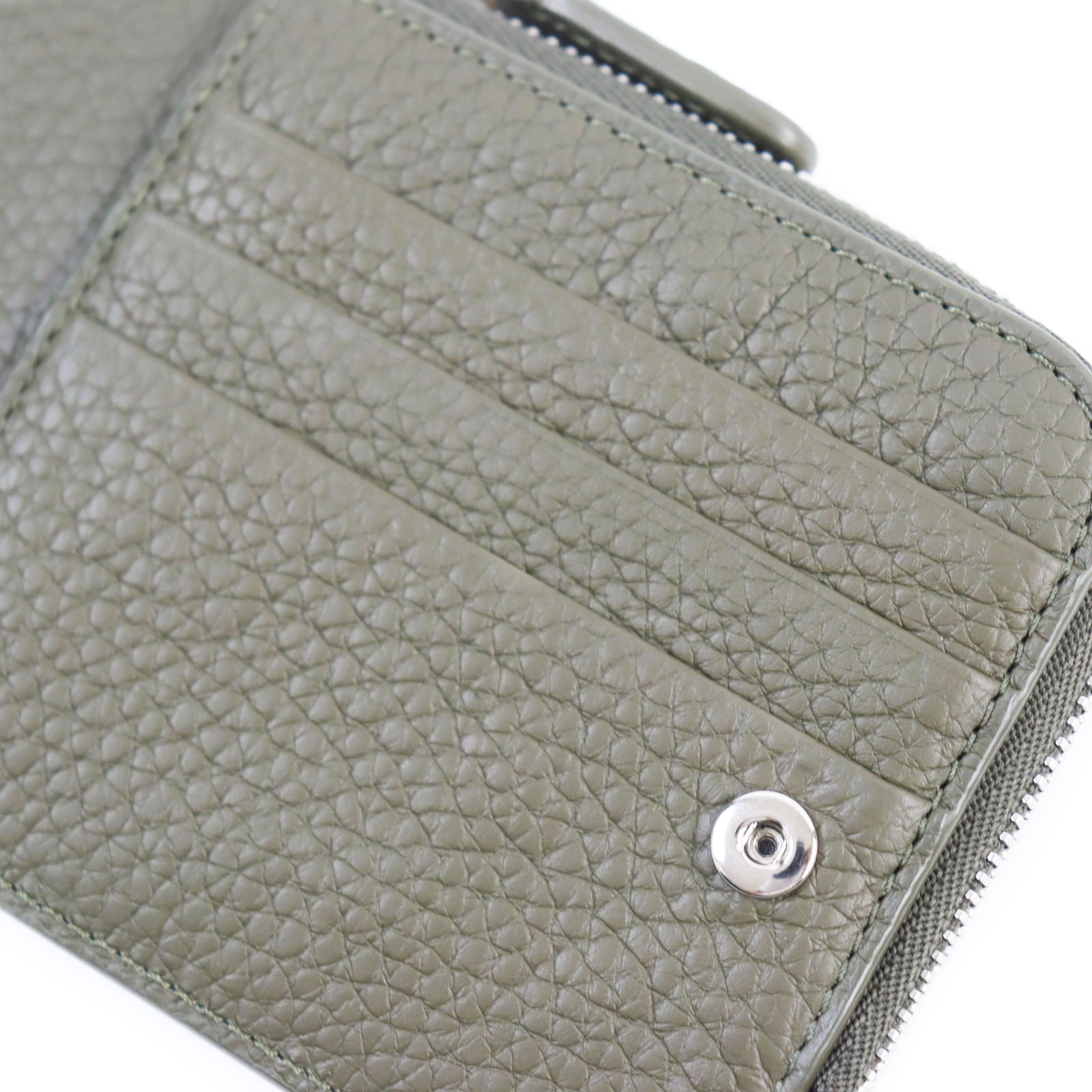 Giorgio Armani Calfskin Compact Bifold Wallet