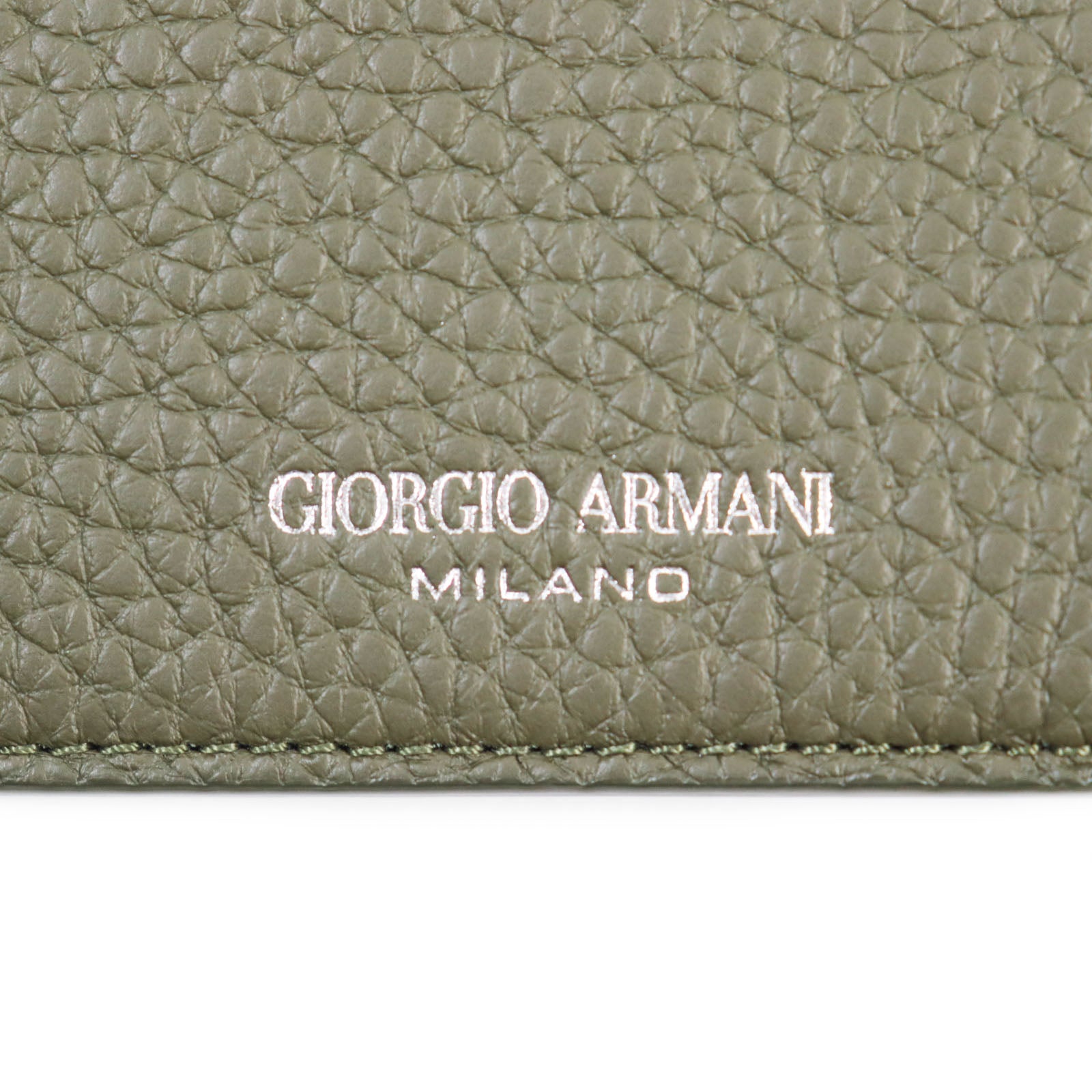 Giorgio Armani Calfskin Compact Bifold Wallet