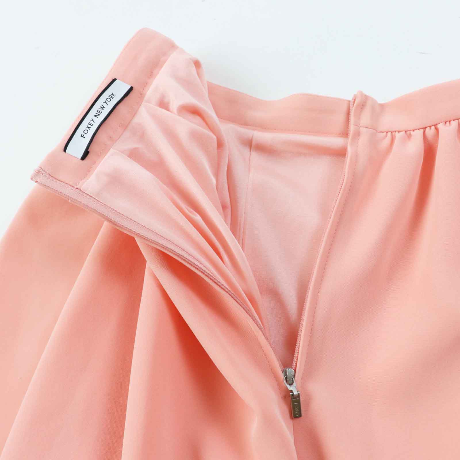 FOXEY NEW YORK CIRCULAR BLOSSOM Skirt Salmon Pink