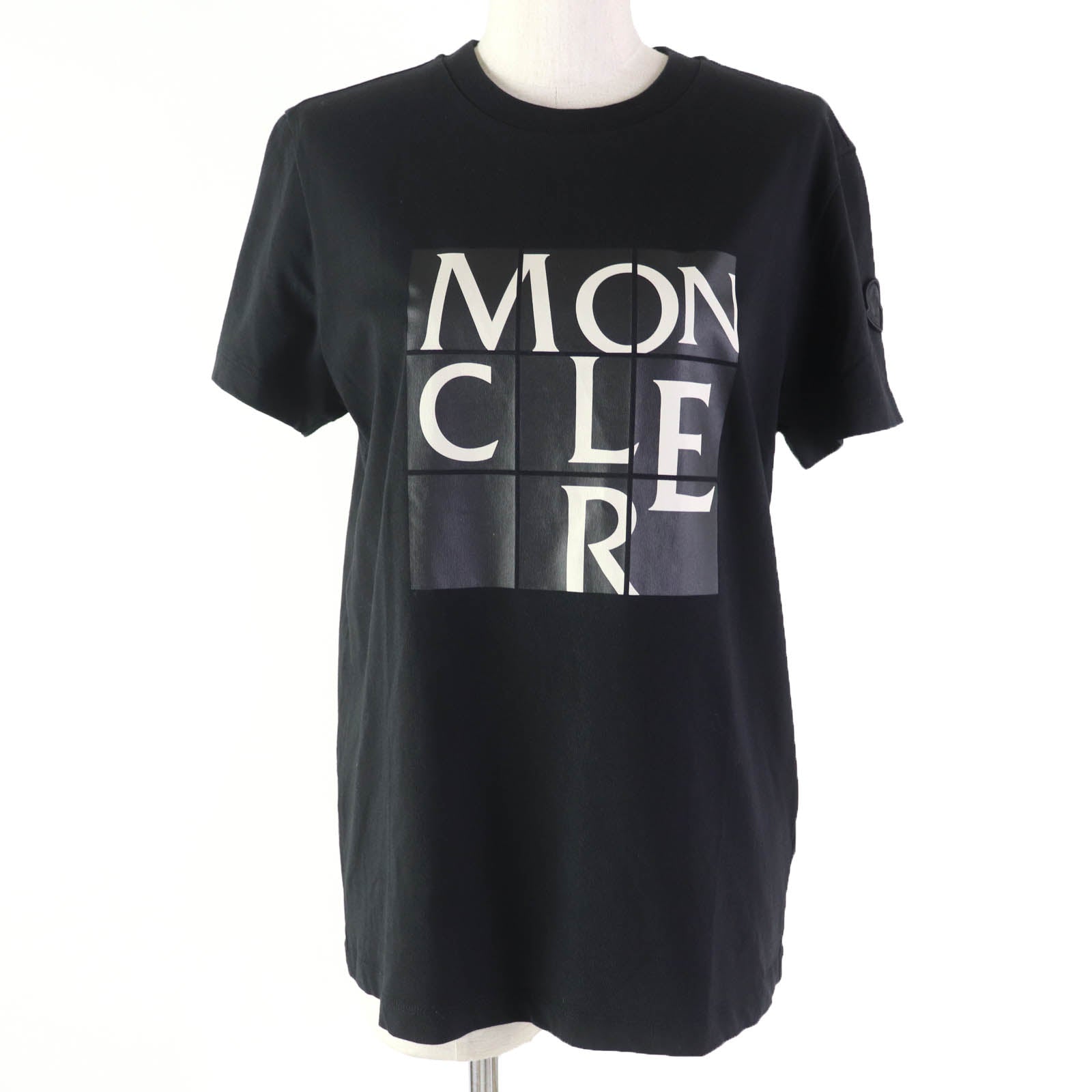 Moncler Cotton Logo Patch T-Shirt Black M