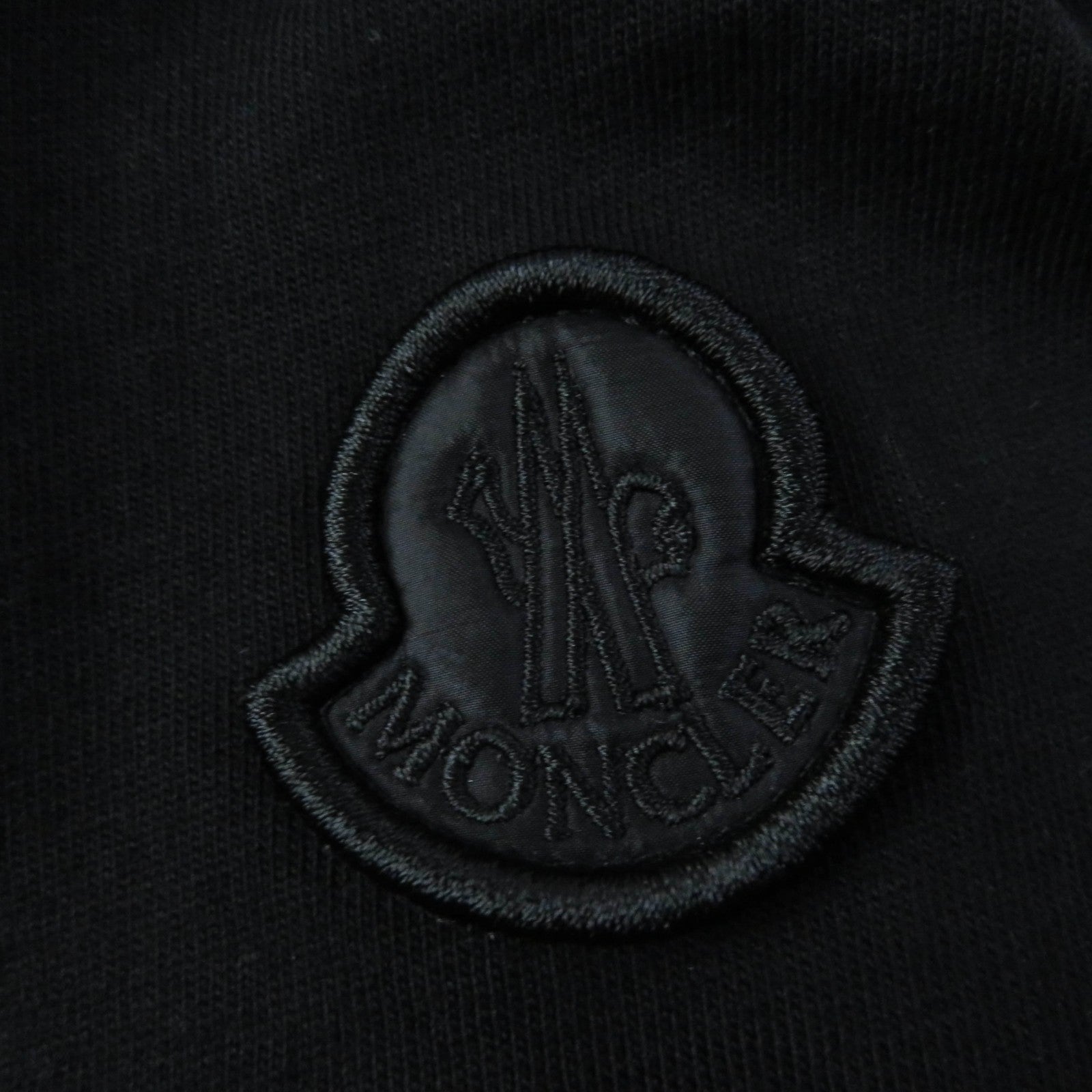 Moncler Cotton Logo Patch T-Shirt Black M