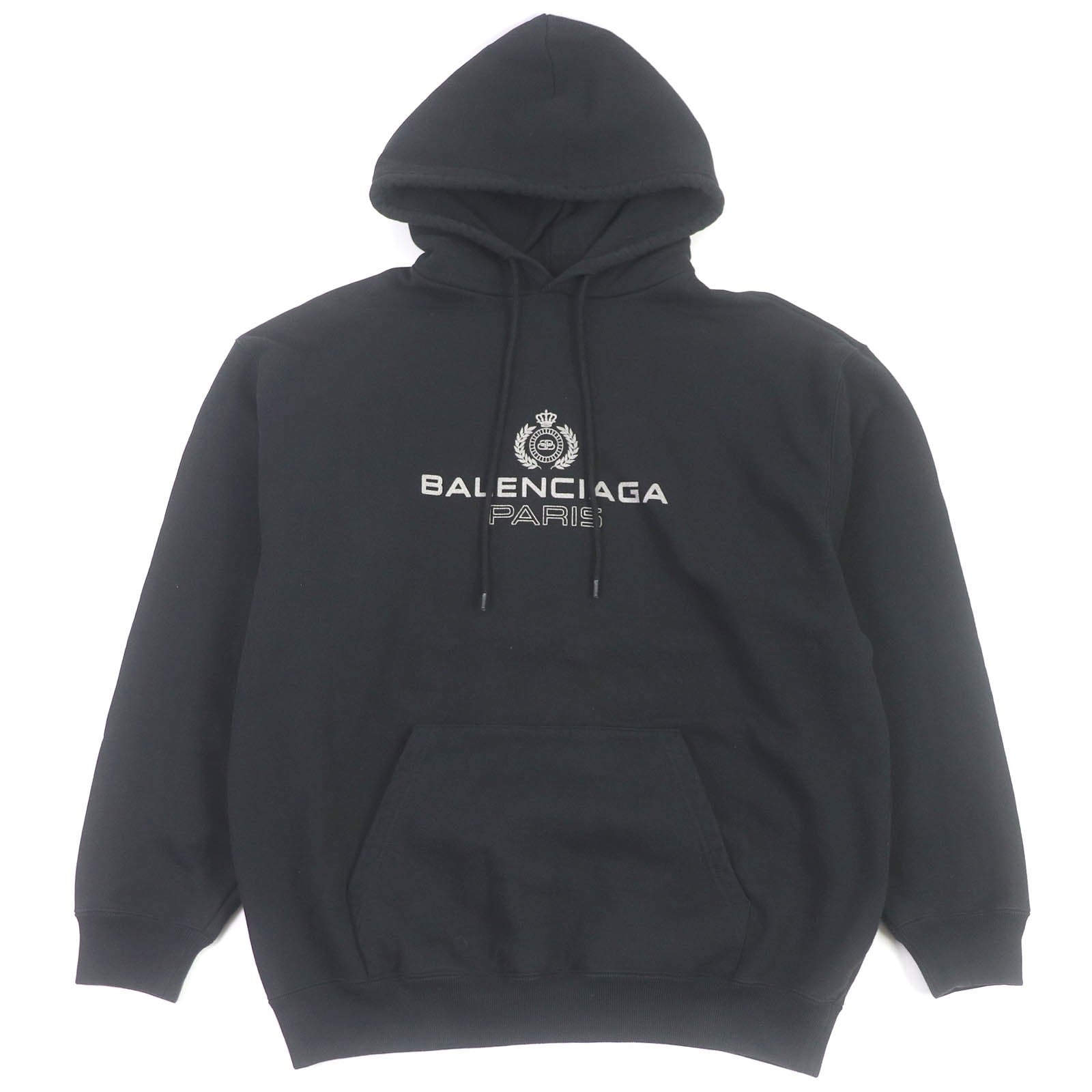 Balenciaga Cotton BB Paris Logo Oversized Hoodie