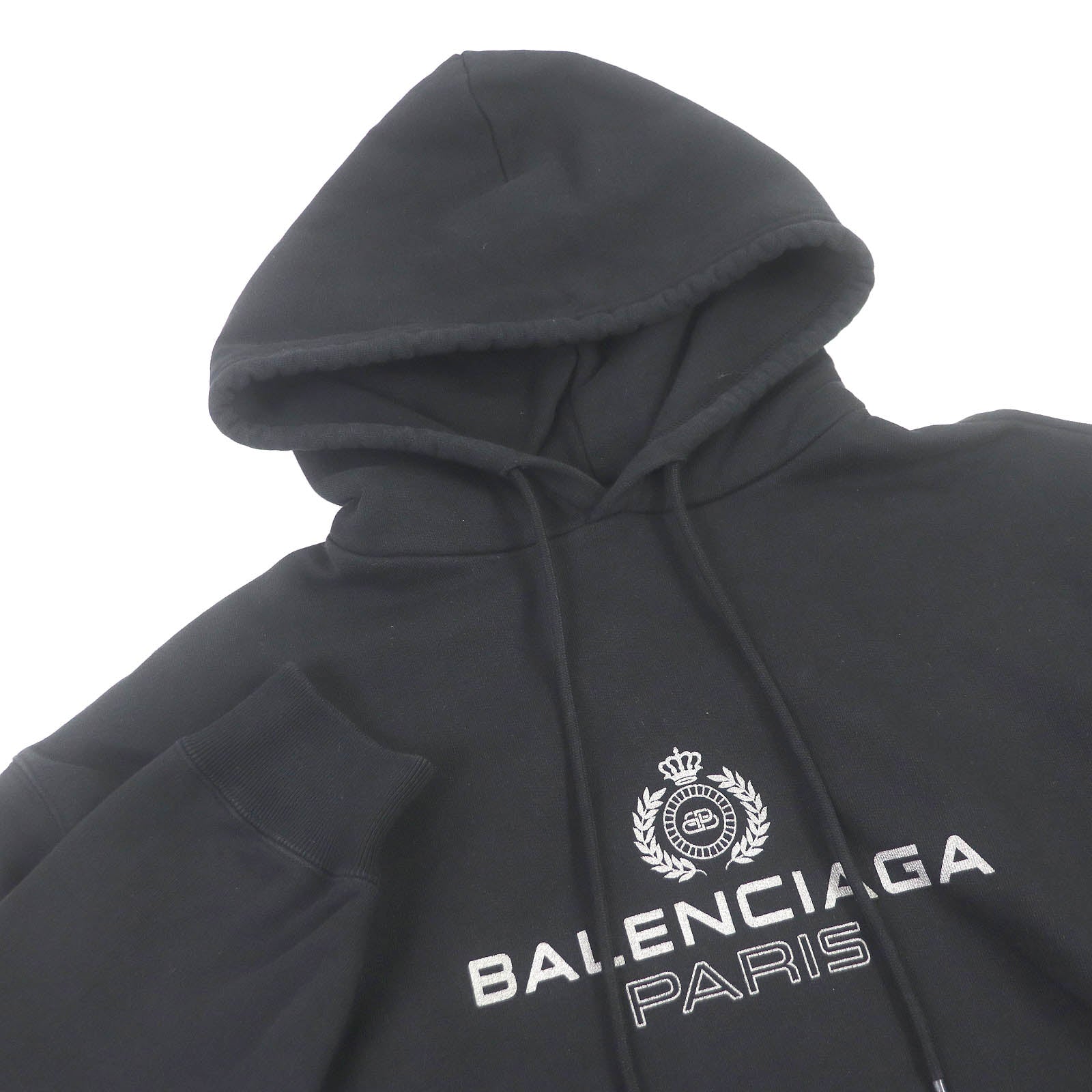 Balenciaga Cotton BB Paris Logo Oversized Hoodie