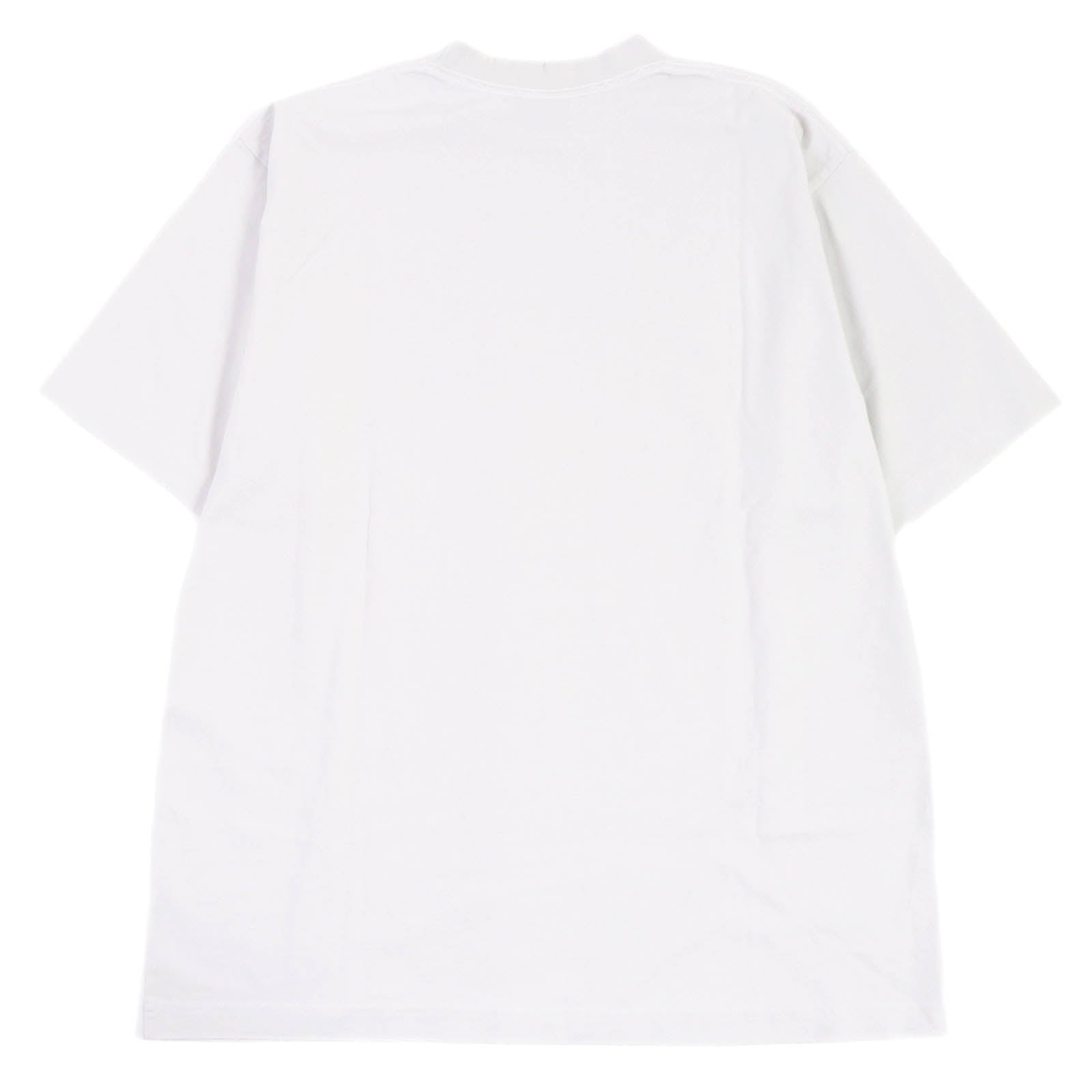 Balenciaga Distressed Logo Oversized T-Shirt