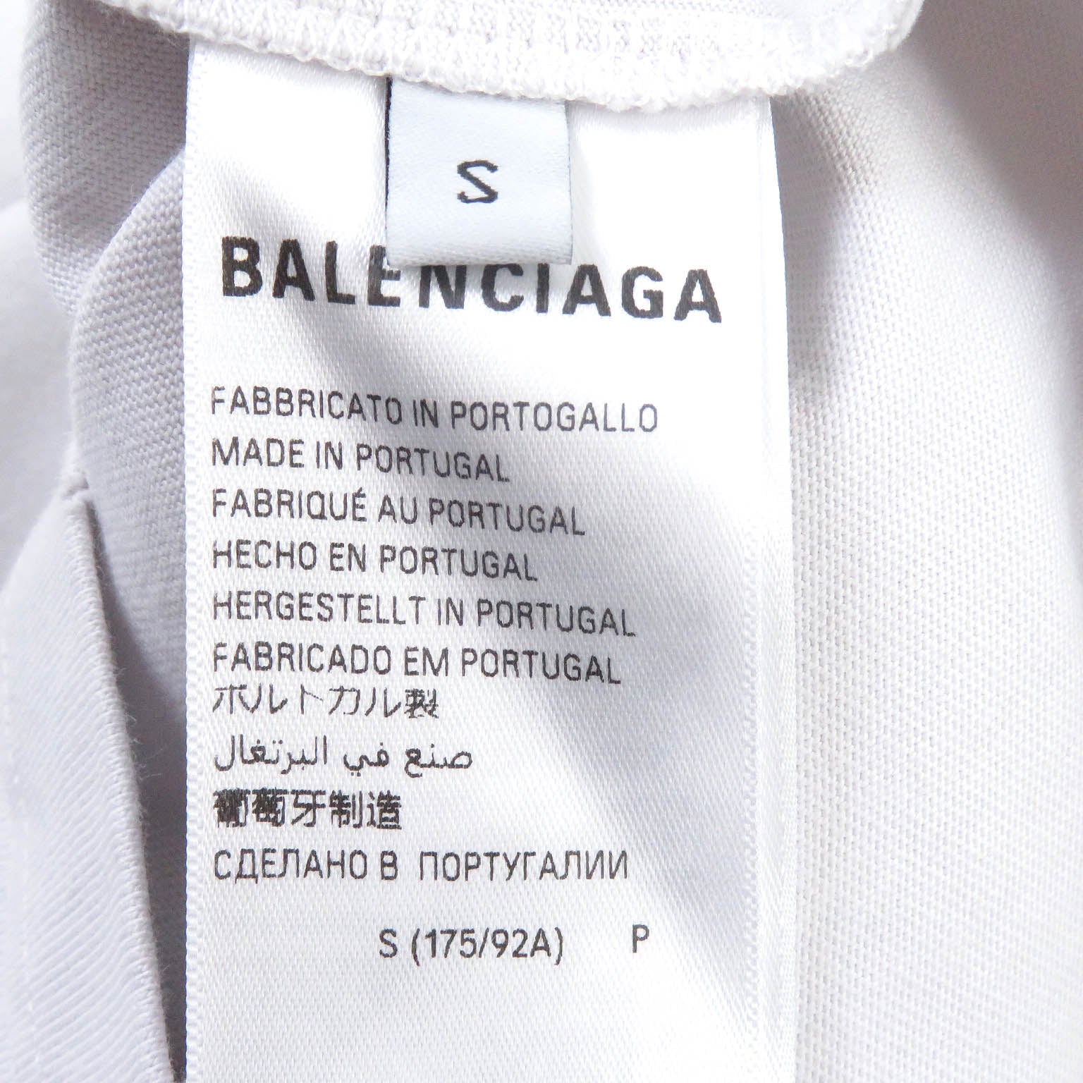 Balenciaga Distressed Logo Oversized T-Shirt