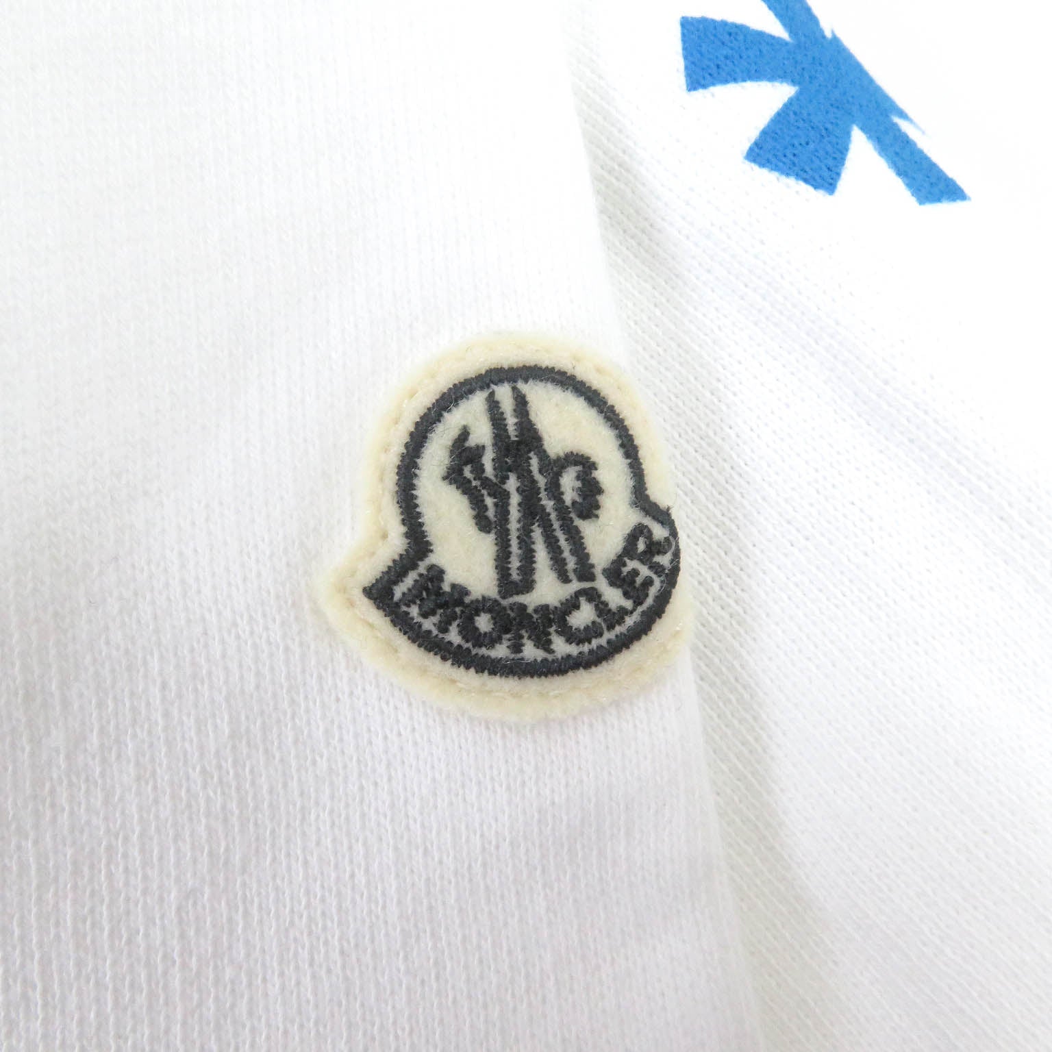 Moncler Genius Fragment Logo Patch Hoodie White L