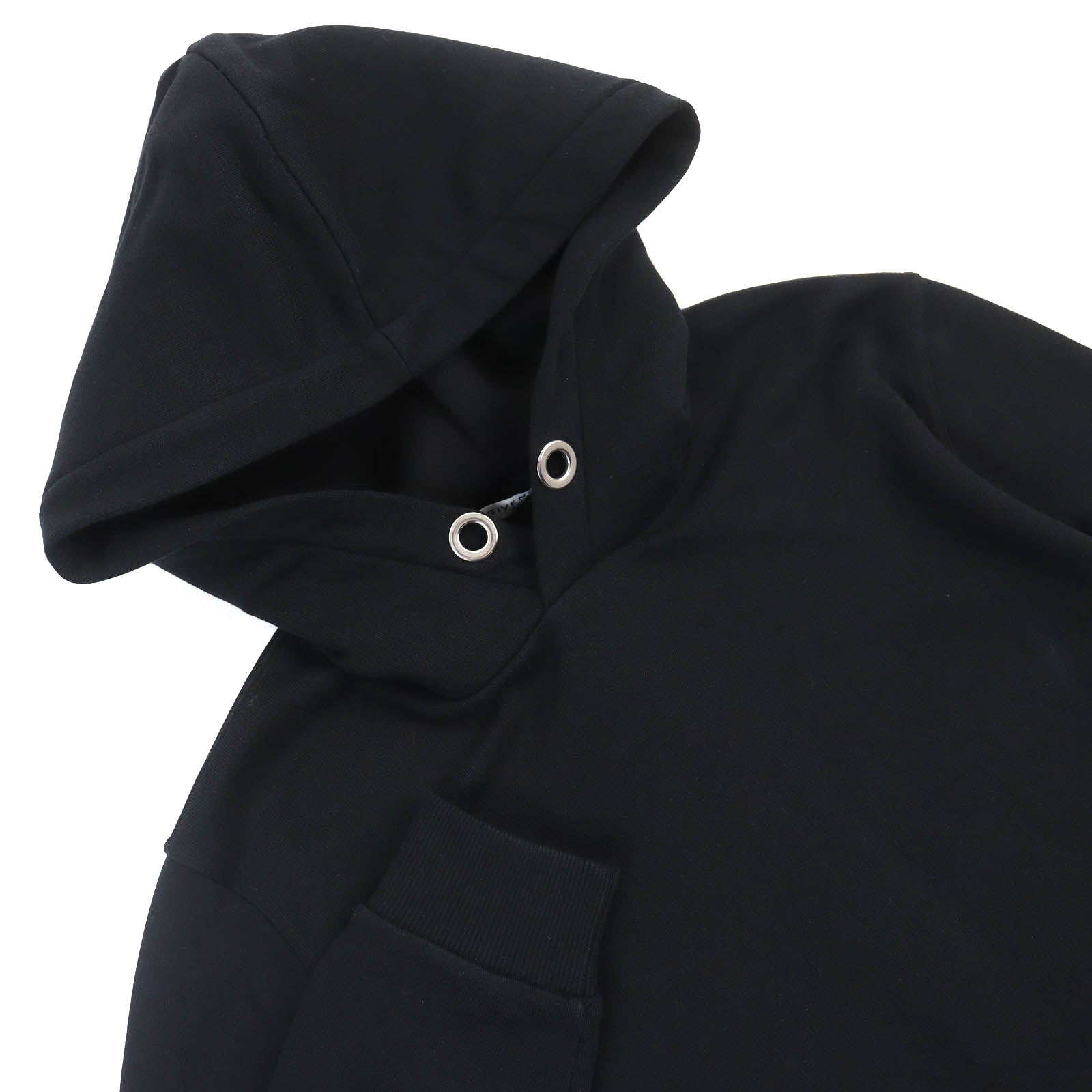 Givenchy Cotton Rayon Zip-up 2-way Pullover Hoodie S