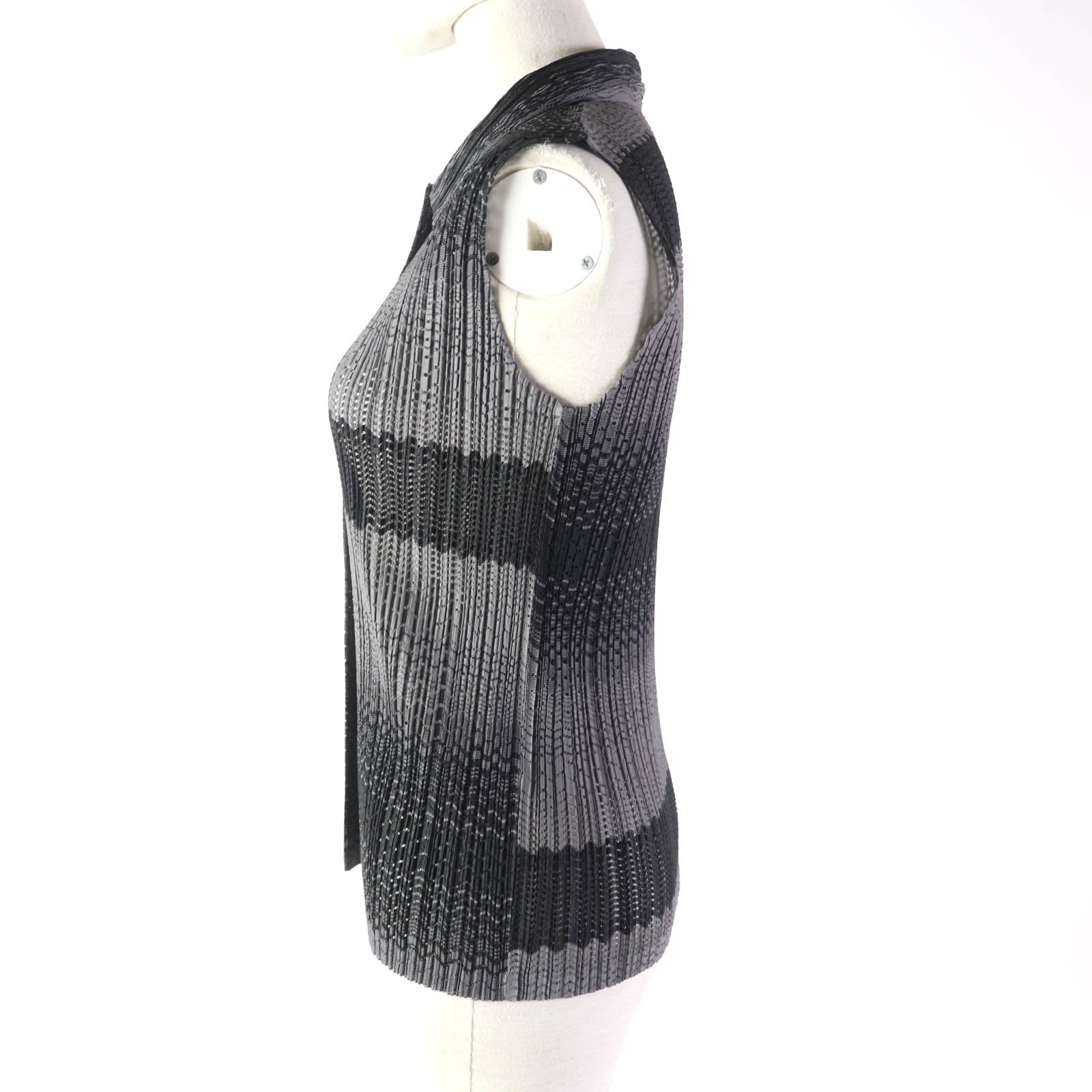 Issey Miyake Gradient Mesh Sleeveless Shirt