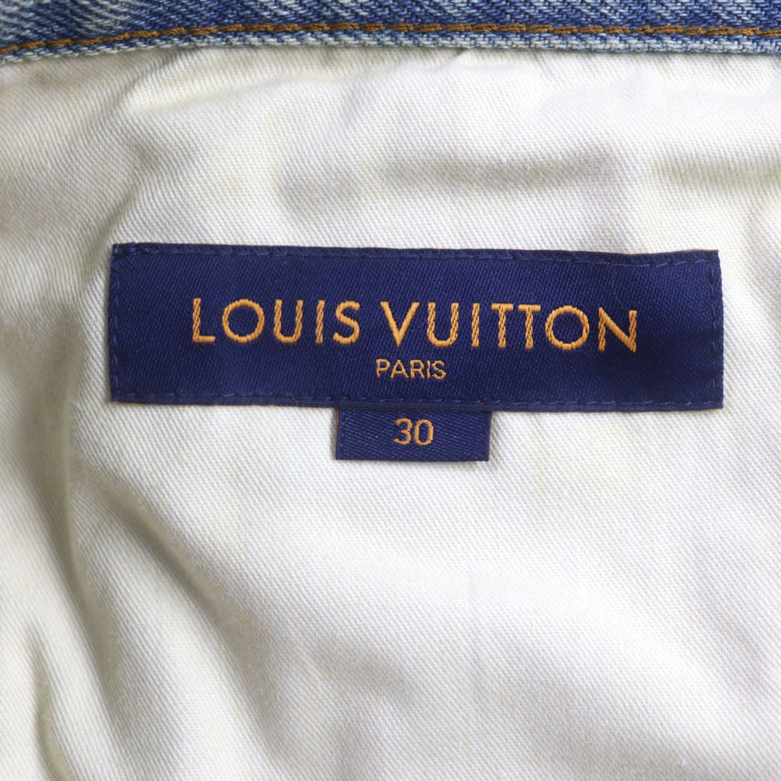 Louis Vuitton Denim Pants Blue 30