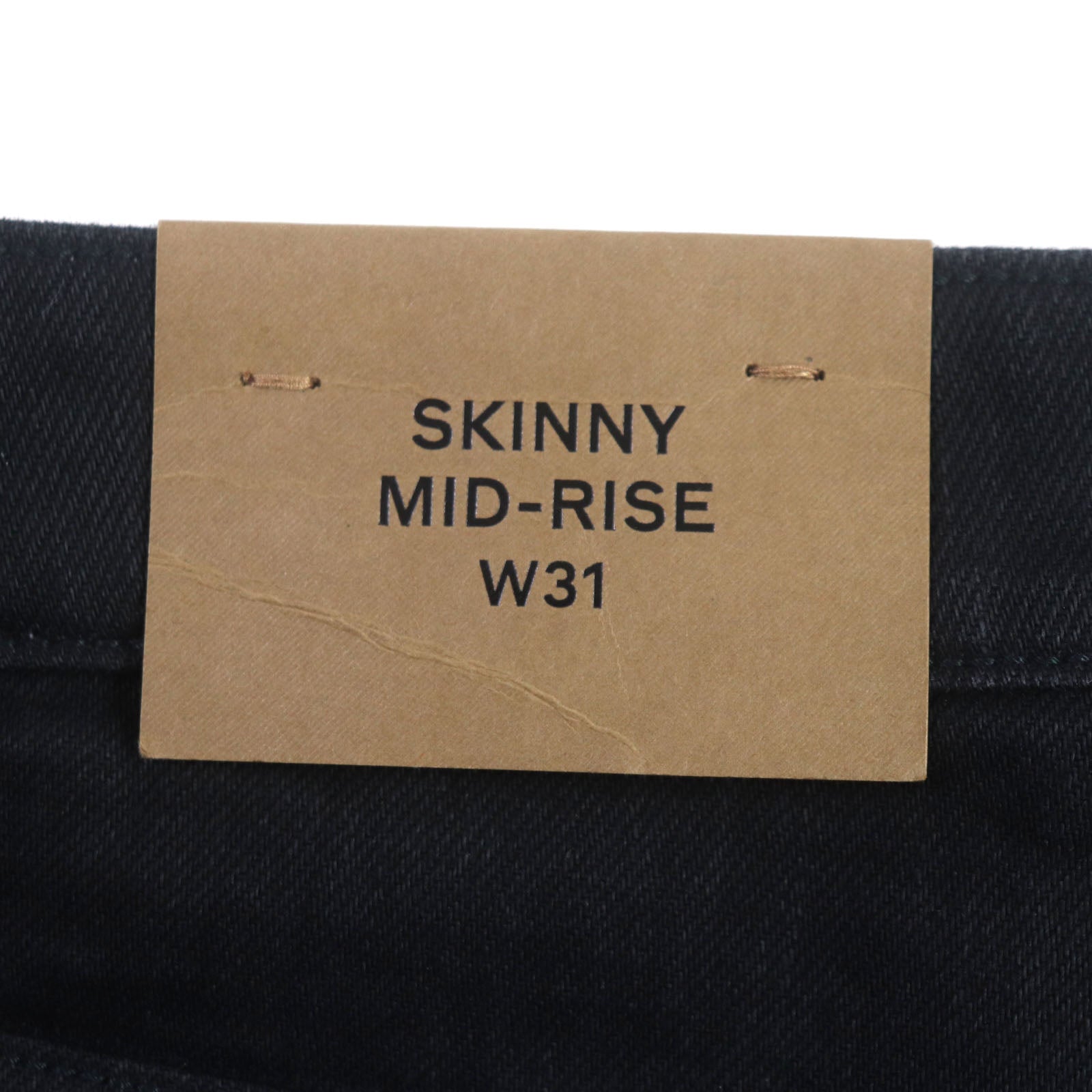 Burberry Skinny Mid-Rise Denim Pants Black 31