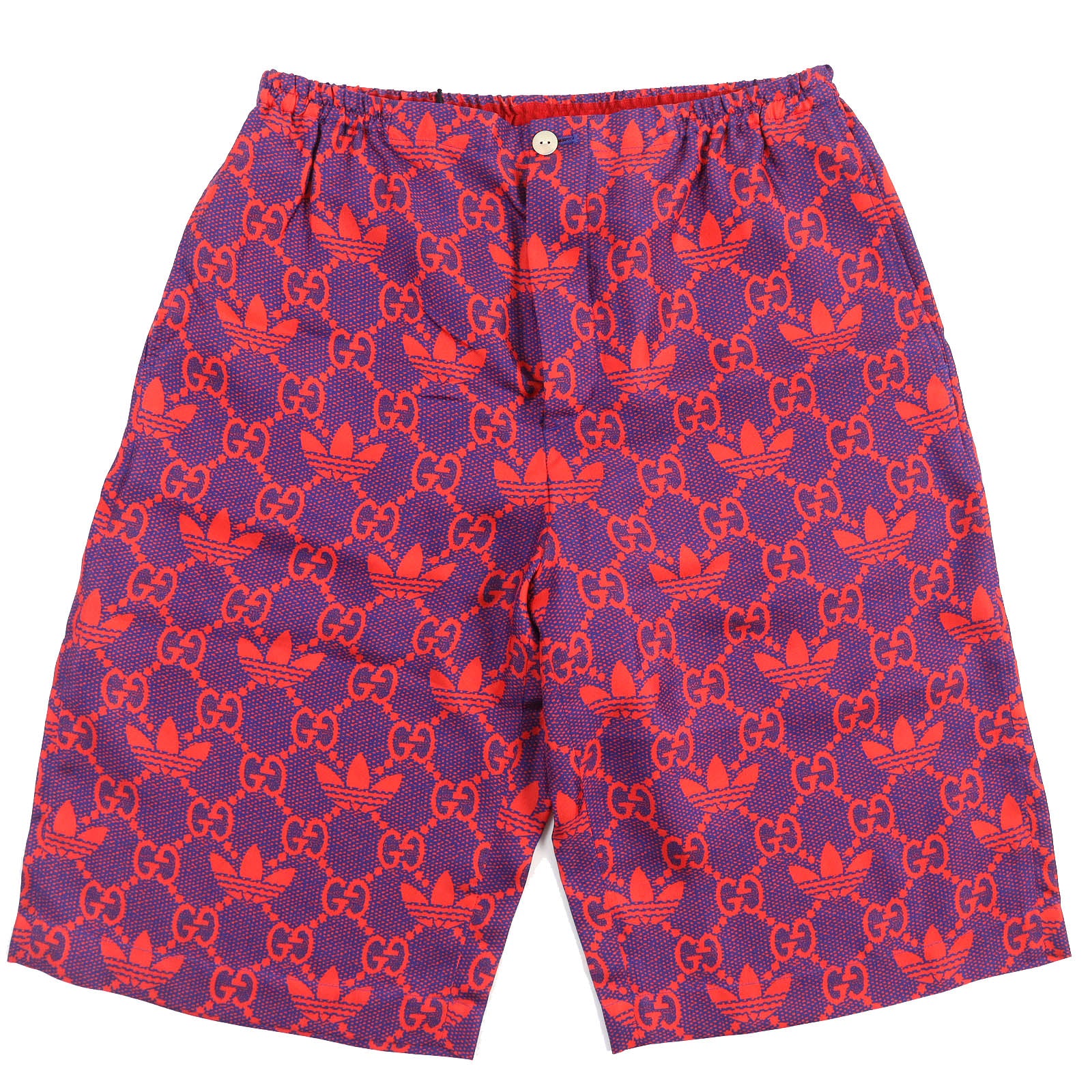 GUCCI adidas Silk Micro GG Shorts Red 44