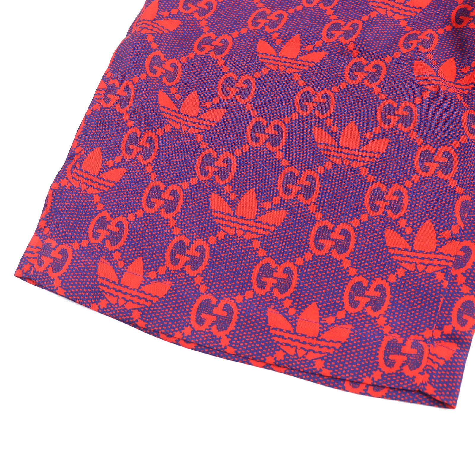 GUCCI adidas Silk Micro GG Shorts Red 44