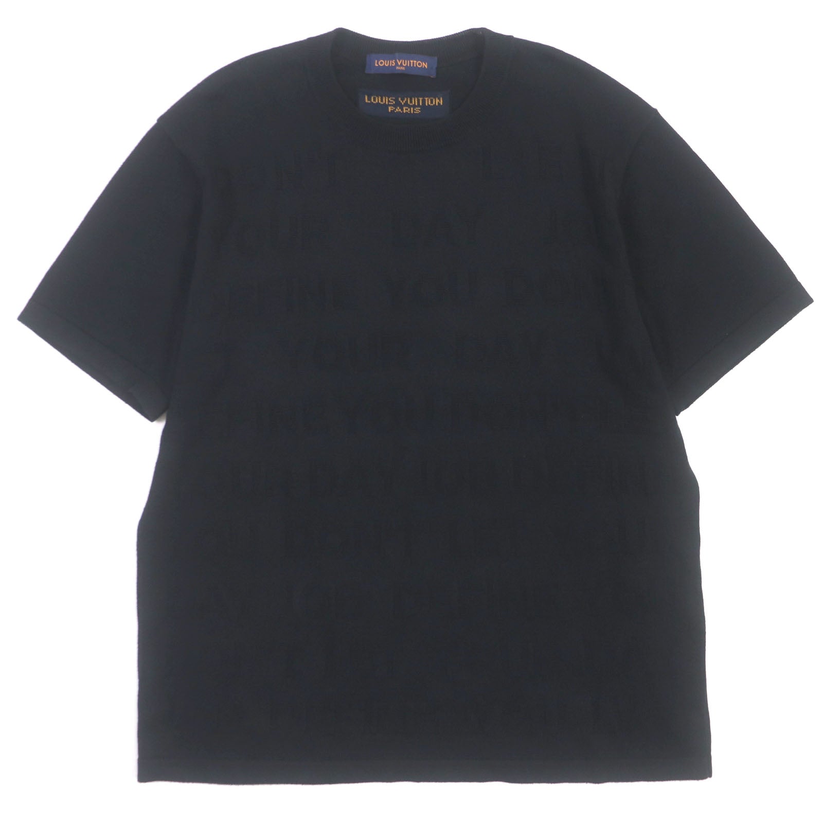 Louis Vuitton Cotton Silk Crew Neck Jacquard Knit Tee