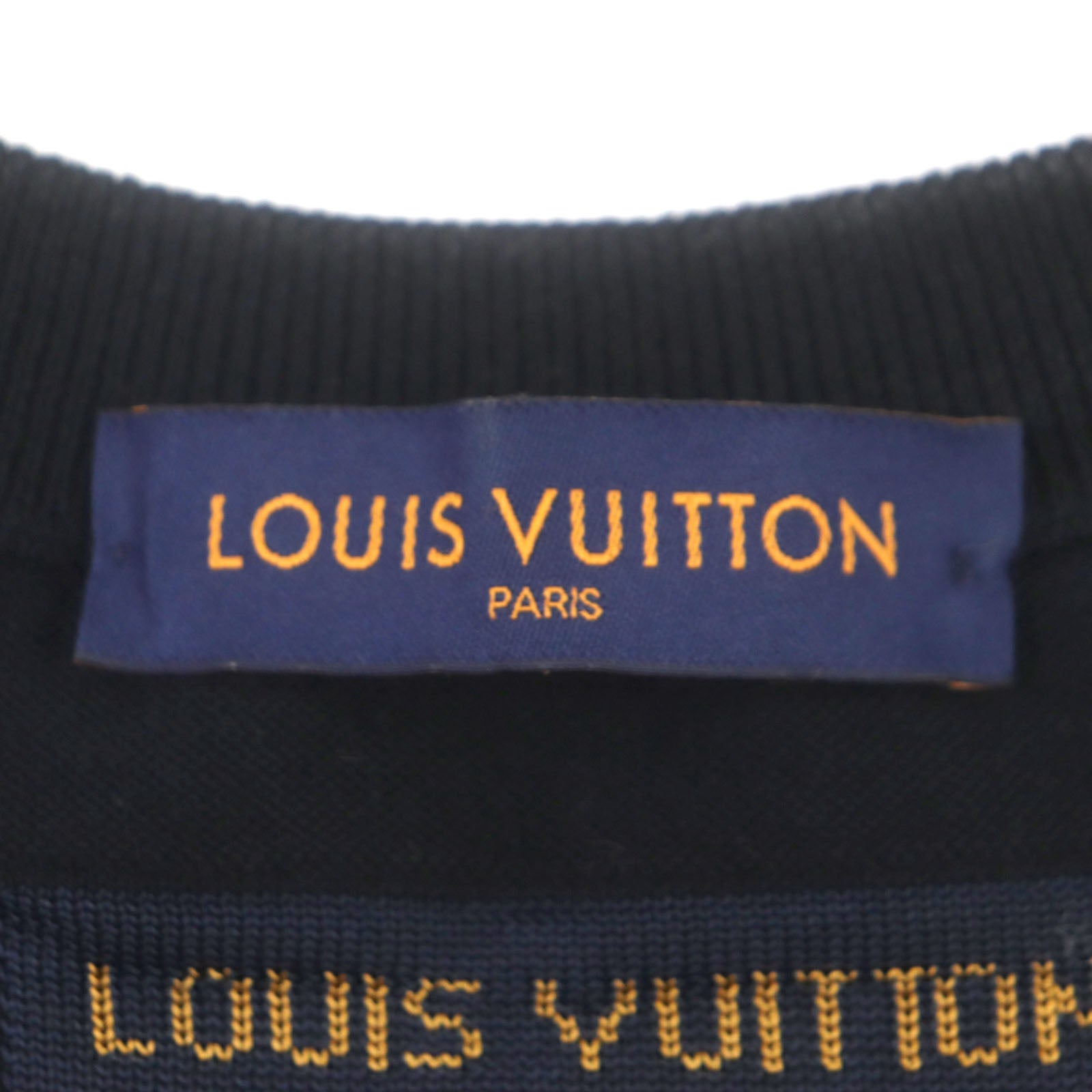 Louis Vuitton Cotton Silk Crew Neck Jacquard Knit Tee