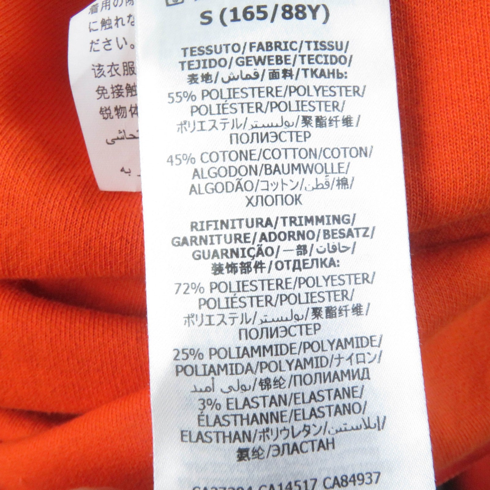 GUCCI GG Logo Sweatshirt Dress Orange Black S