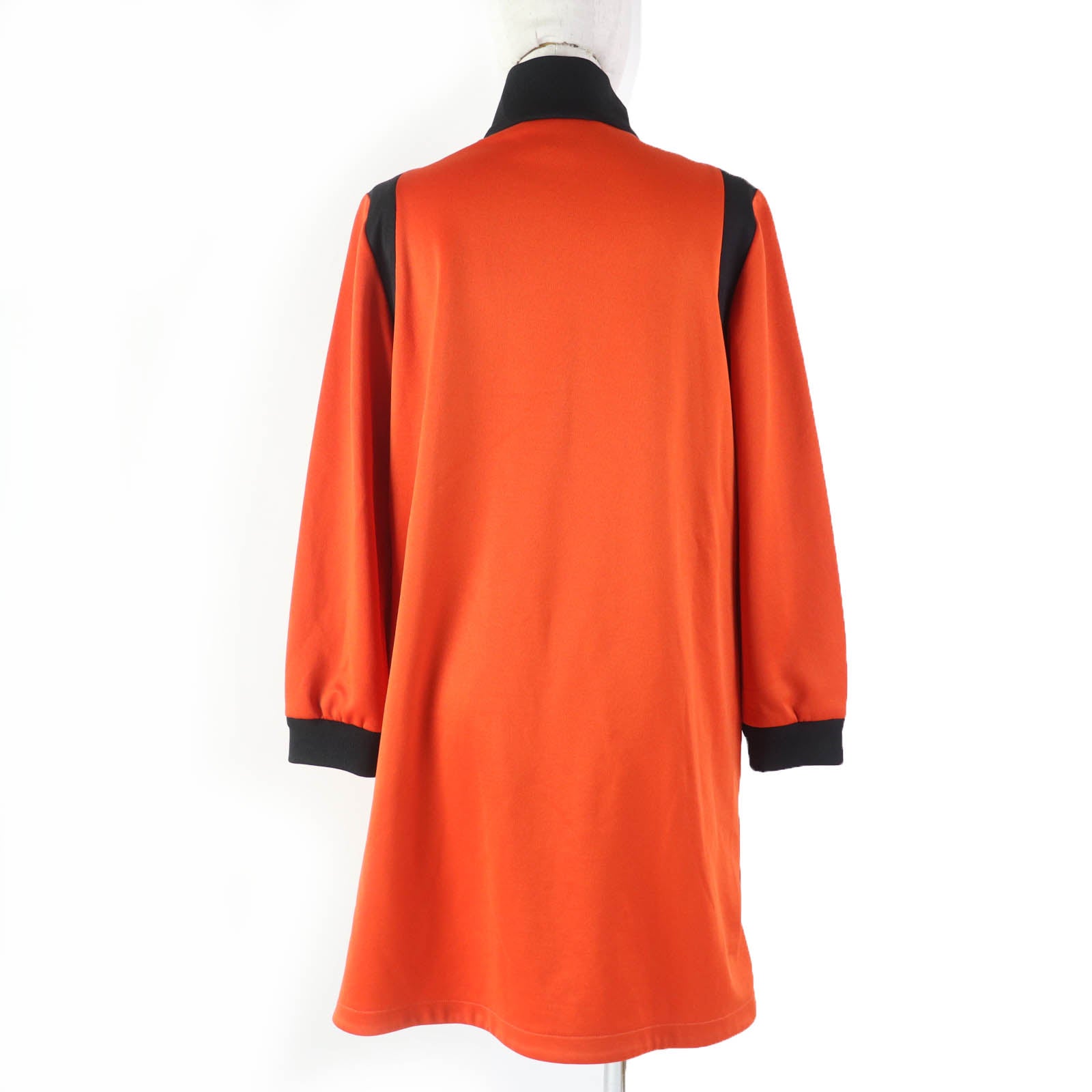 GUCCI GG Logo Sweatshirt Dress Orange Black S