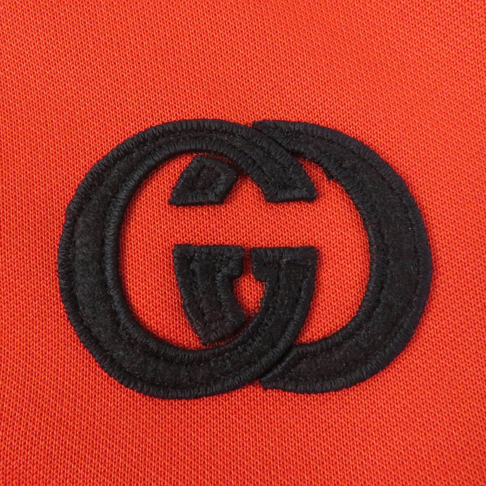 GUCCI GG Logo Sweatshirt Dress Orange Black S