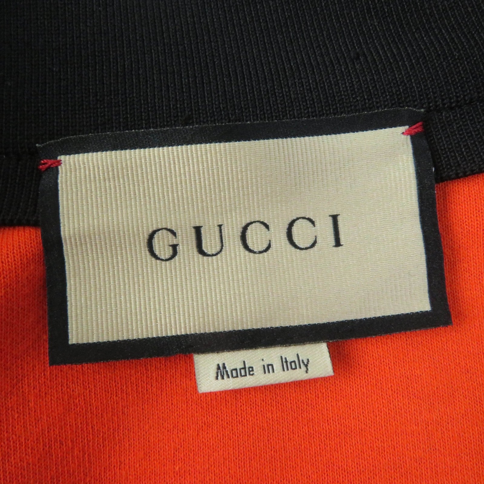 GUCCI GG Logo Sweatshirt Dress Orange Black S